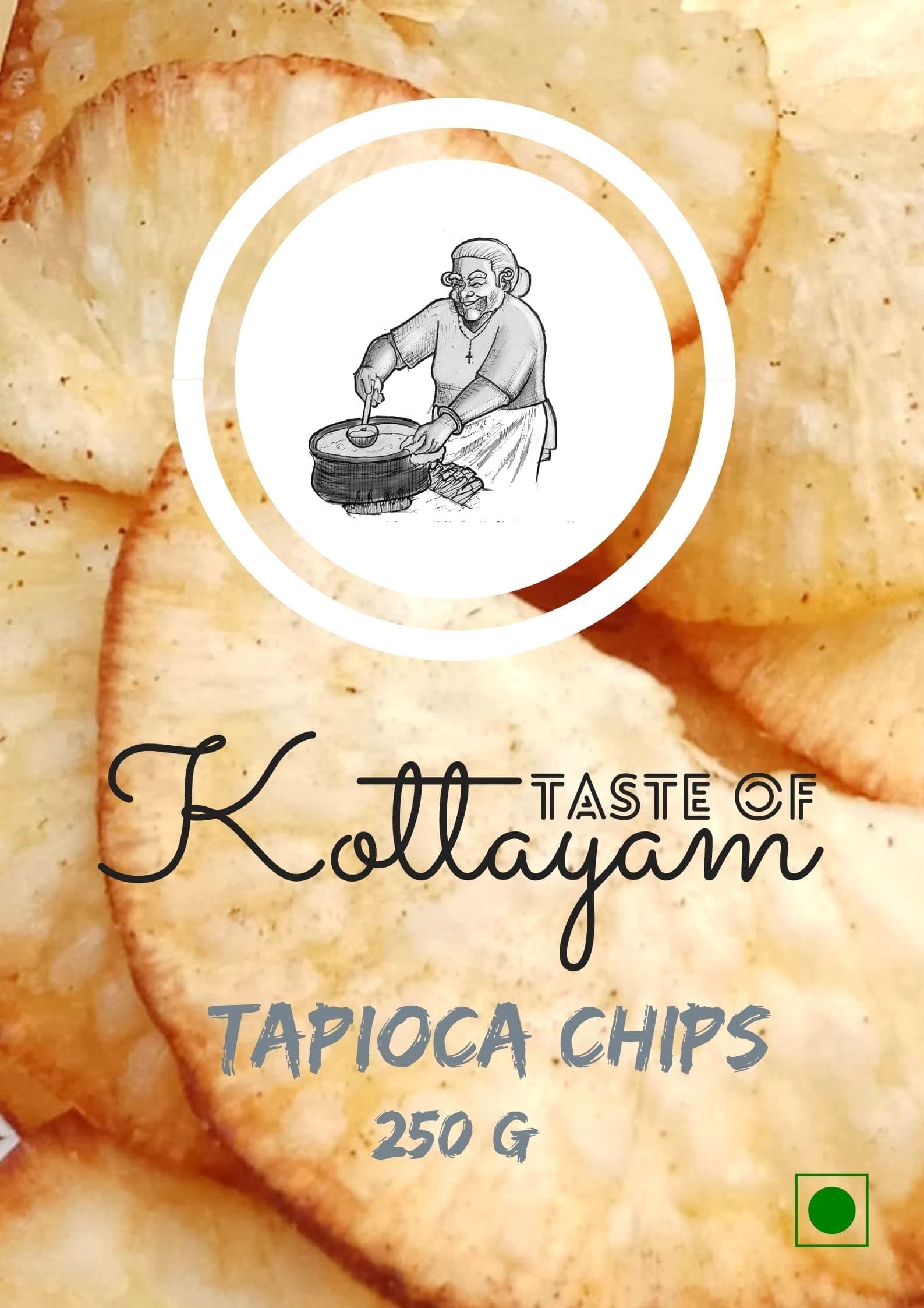 Taste Of Kottayam Tapioca Chips 250G