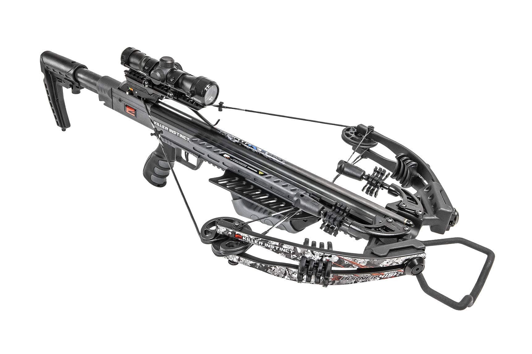 Killer Instinct Burner 415 FPS Crossbow Package (Gray Camo)