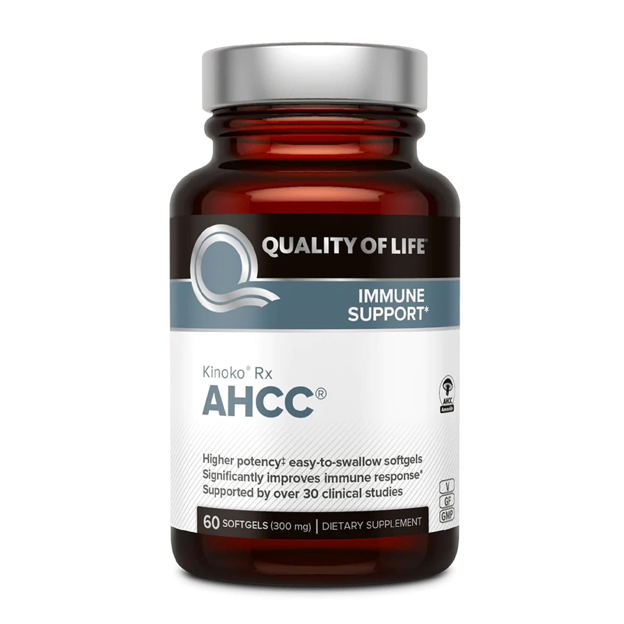 Quality of Life Labs, AHCC RX, 300 mg, 60 Softgels