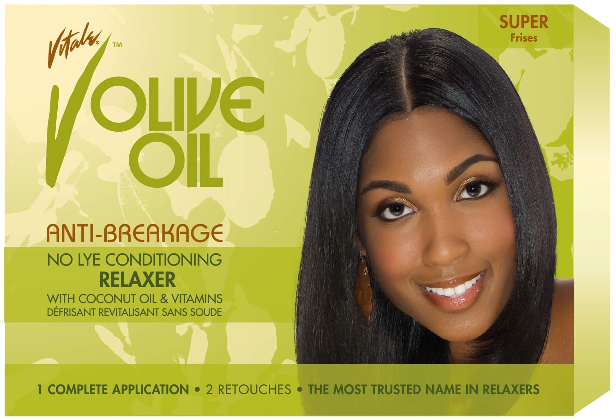 VITALE Olive Oil Relaxer Kit, Super