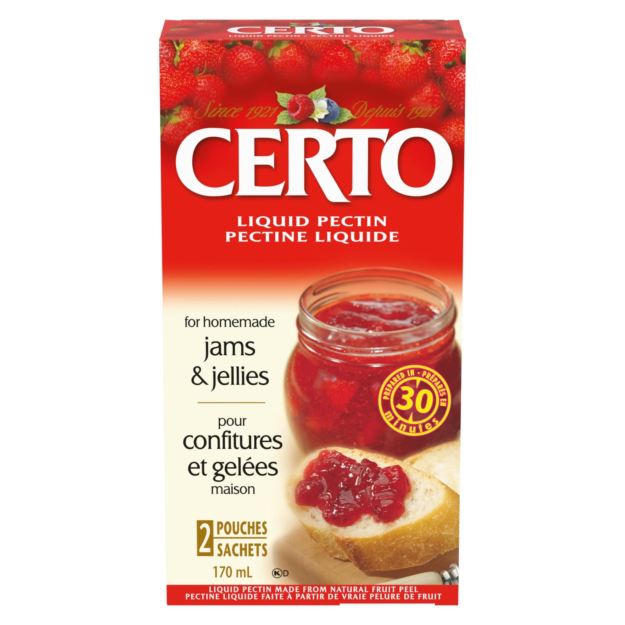 CERTO Pectin Liquid, 1 Count, 170ml