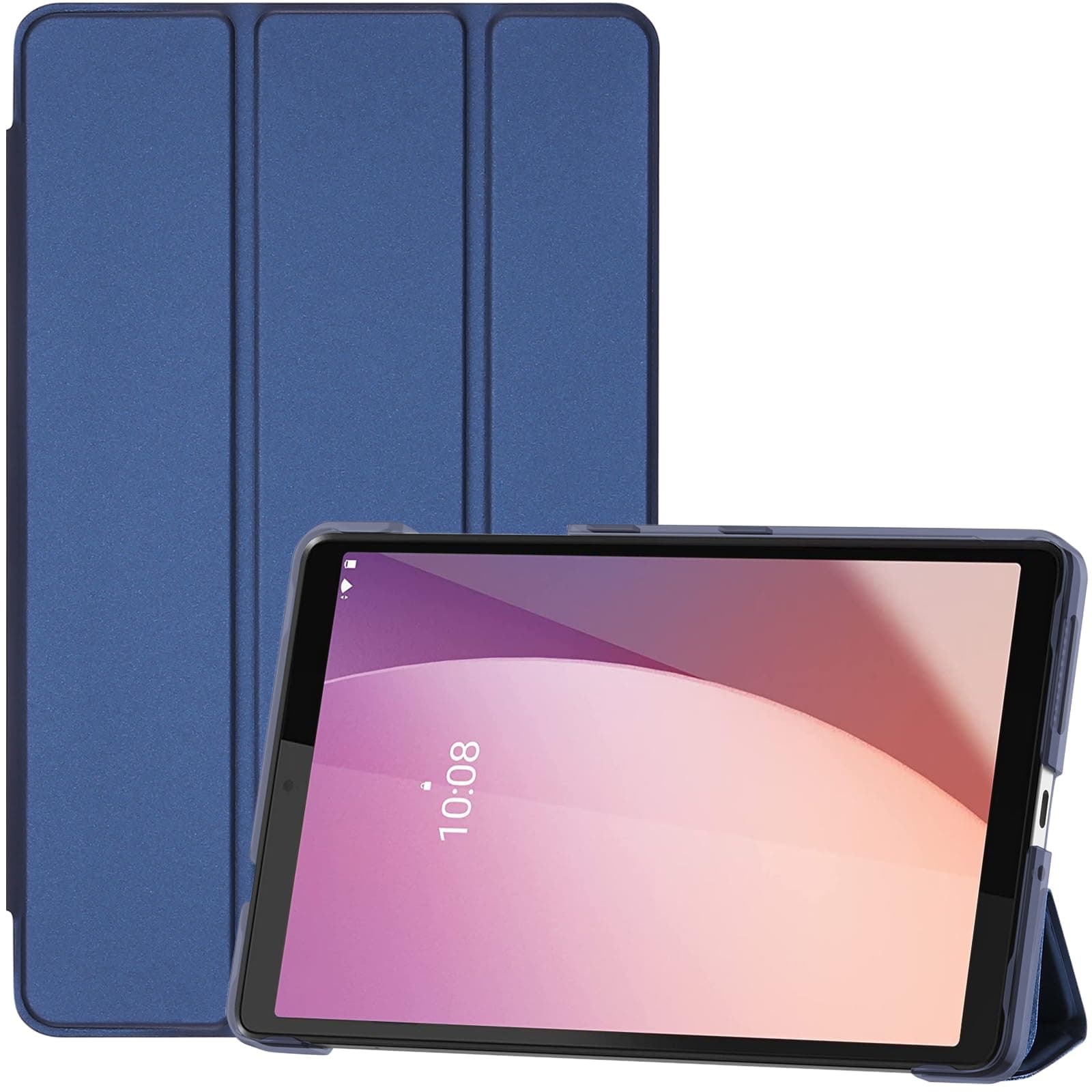 for Lenovo Tab M8 4th Gen Case 8 Inch 2023 TB-300FU/TB-300XU, Slim Stand Hard Back Shell Protective Smart Cover Case for Lenovo Tab M8 8" 2023 Release -Navy