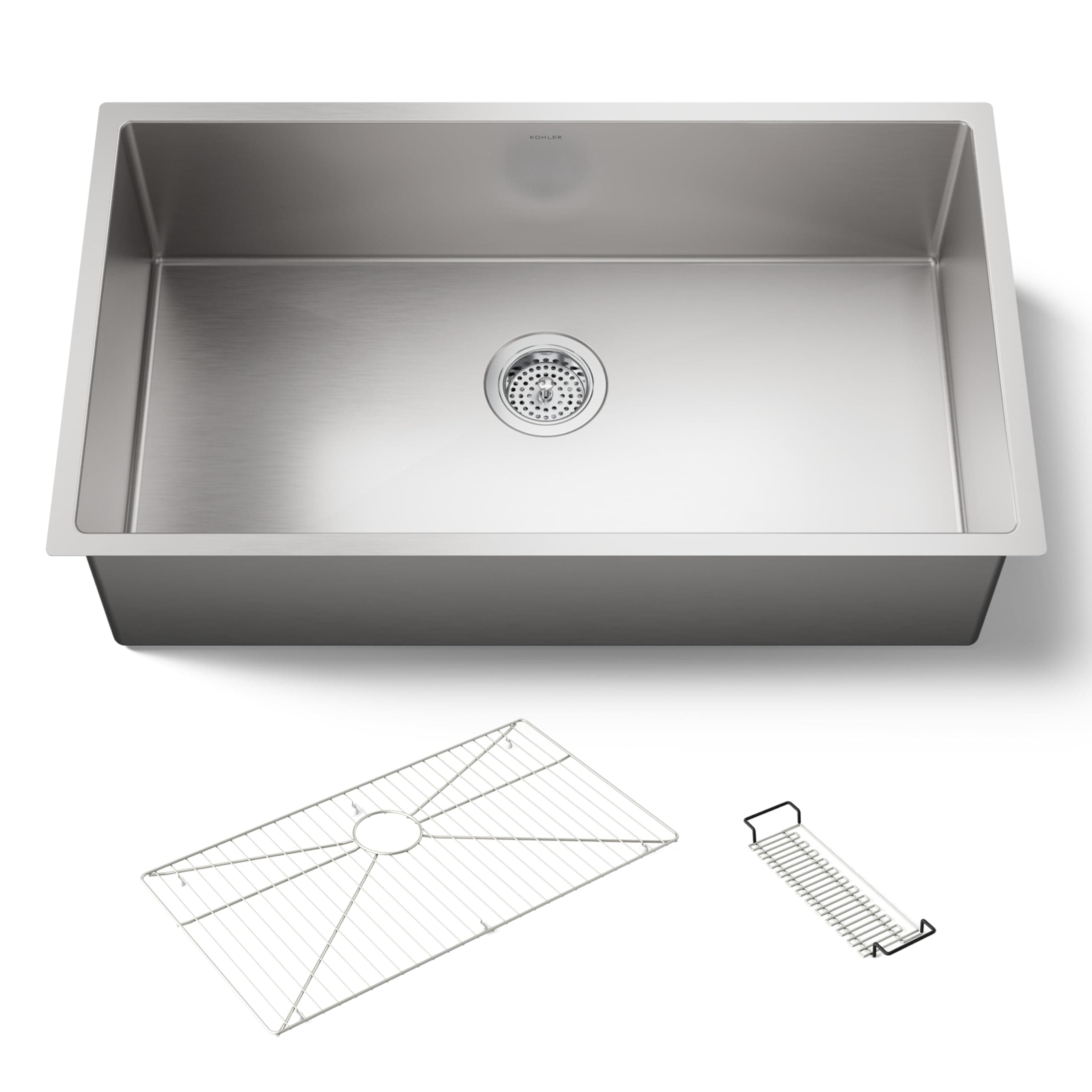 Kohler k-5285 Strive 32" Single Basin Undermount 16-gauge Stainless Steel Kitche, 36 K-5285-NA 1