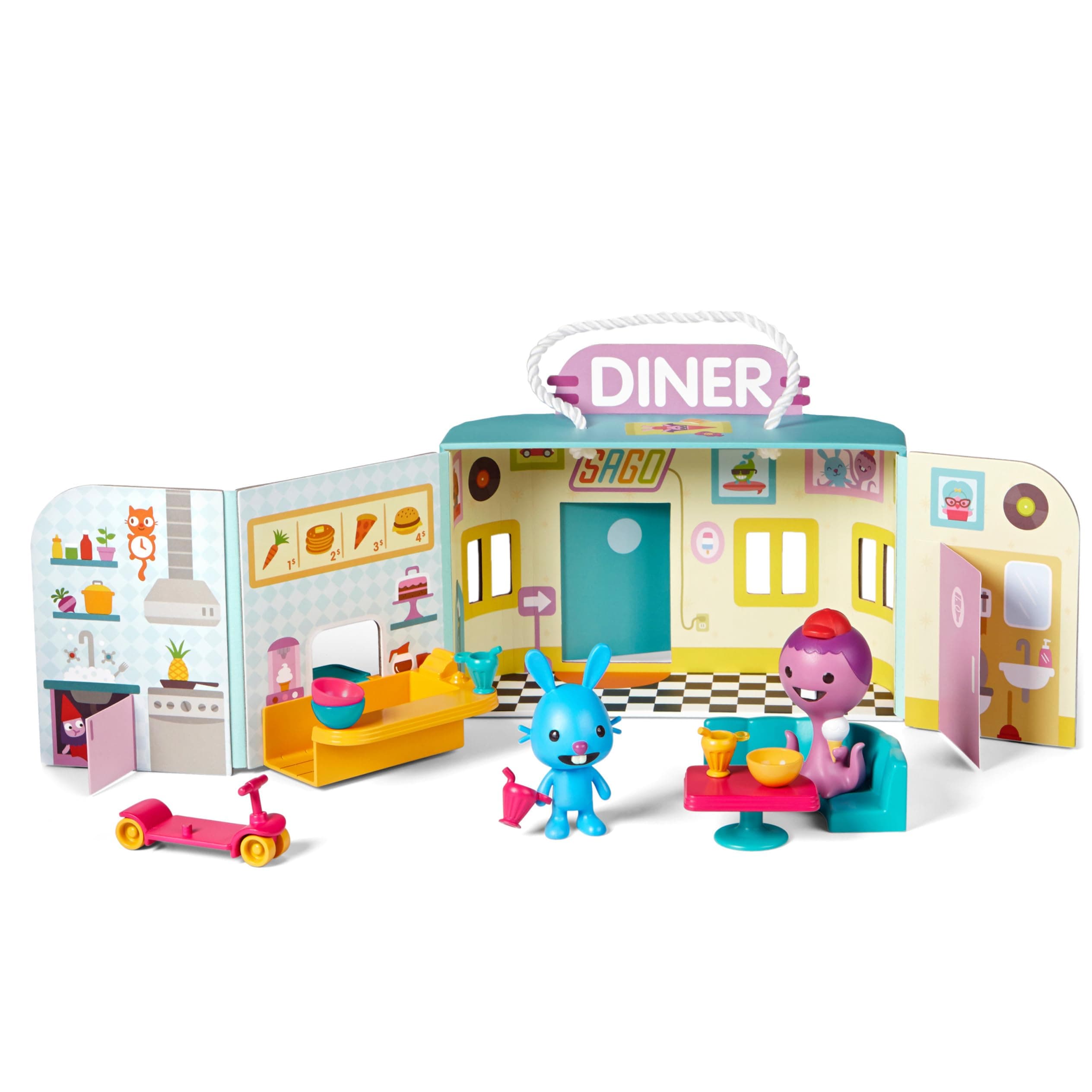 Sago Mini 6041227 "Jack's Diner" Portable Playset