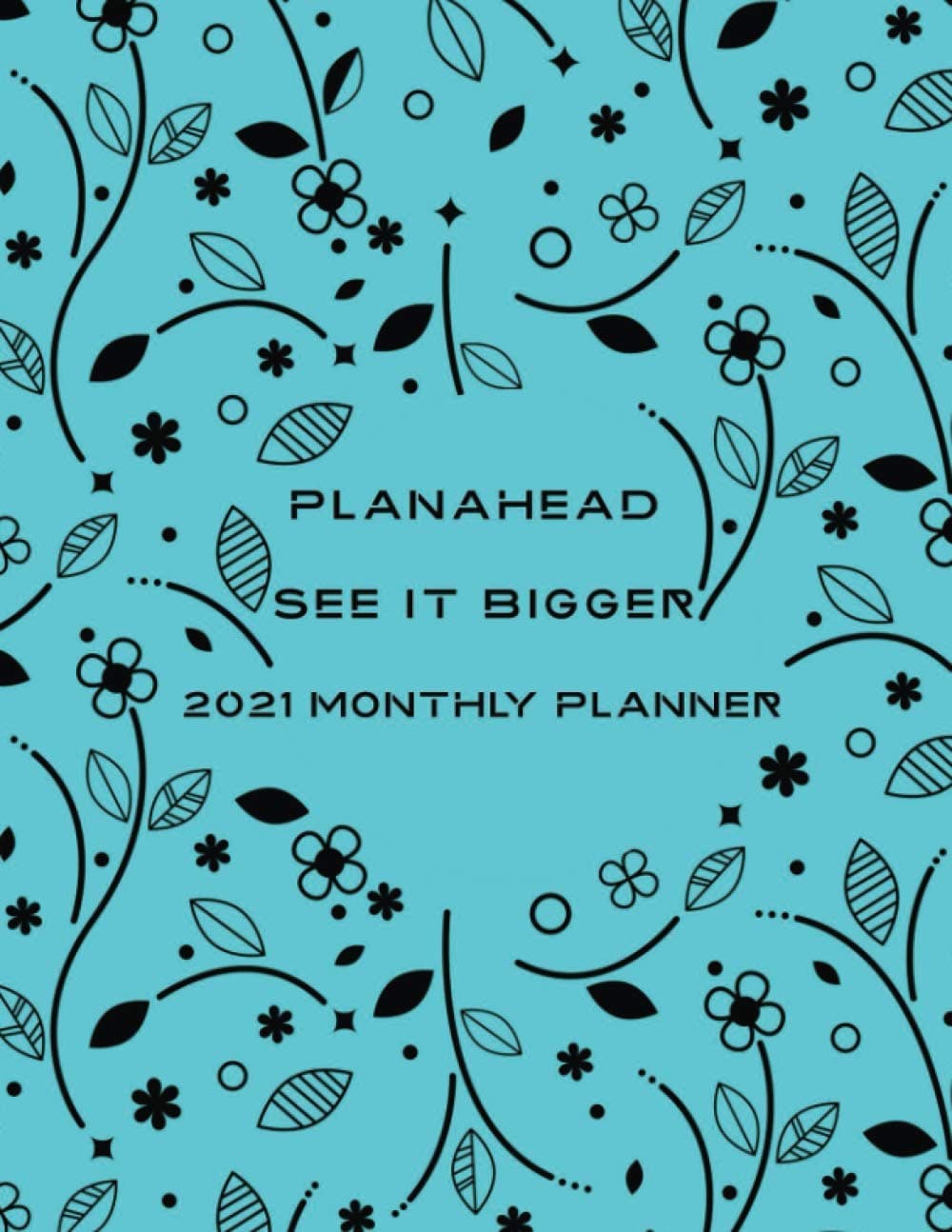 Independently publishedplanahead see it bigger 2021 monthly planner: Internet Password Log & Birthday Reminder 24 Months - Organizer for better Performance and Achieve Results, 130 pages
