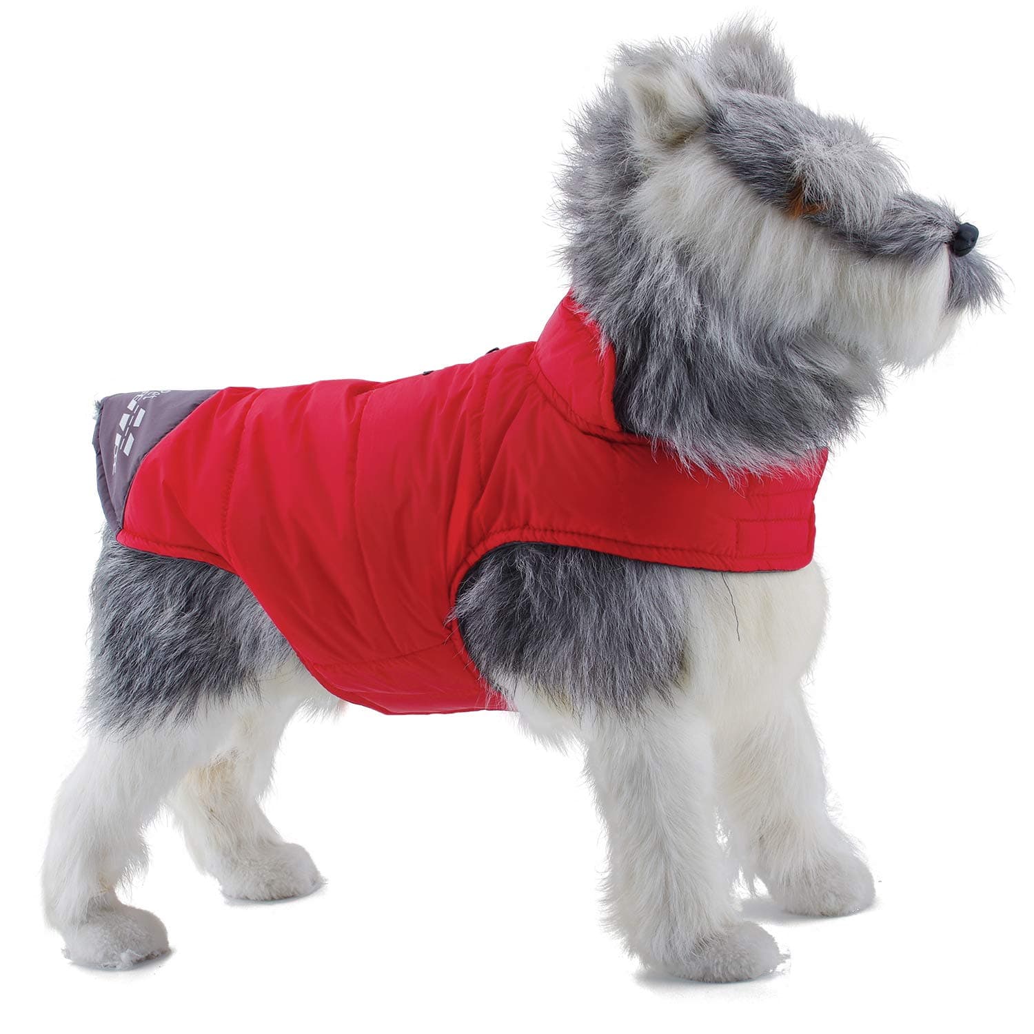 ThinkPetSoft Touch Waterproof Jacket, Warm Winter Dog Coat, Highly Visible Reflective Dog Vest XXXL Red