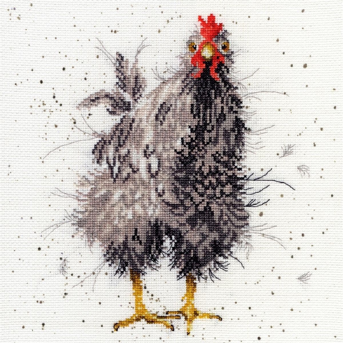 Cross Stitch Kit - Wrendale Designs - Curious Hen