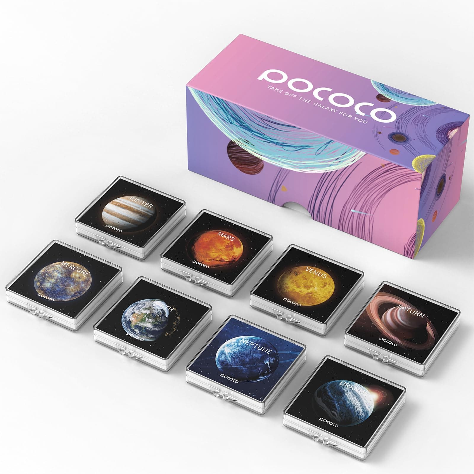 Immersive Planet - Discs for POCOCO Galaxy Home Planetarium Projector, 5k Ultra HD, 6 Pieces (Without Projector)