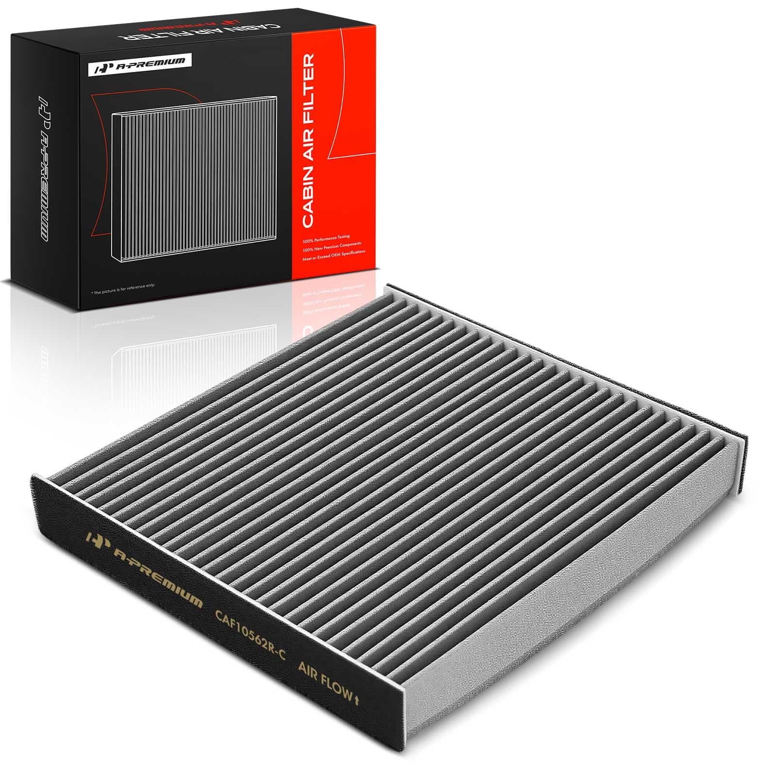 A-Premium Cabin Air Filter with Activated Carbon Compatible with Lexus GS300 2001-2005, GS430 2001-2005, LS430 2001-2006, SC430 2002-2010, Replace# 8713950030