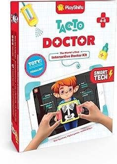 shifu PlayShifu STEM Toys for Kids - Tacto Doctor (Interactive Kit + App) - Pretend Play with Real STEM Learning