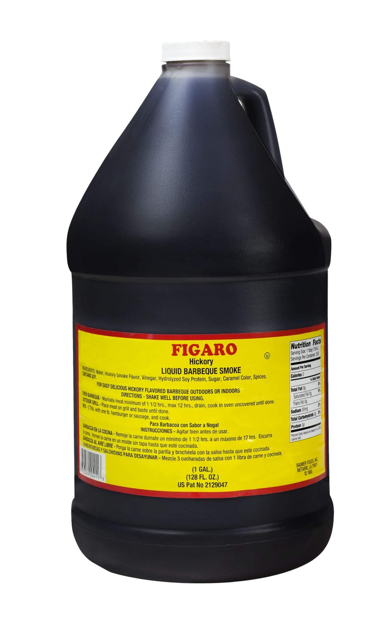 Figaro Hickory Liquid Smoke Sauce, 1 Gallon -- 4 Case