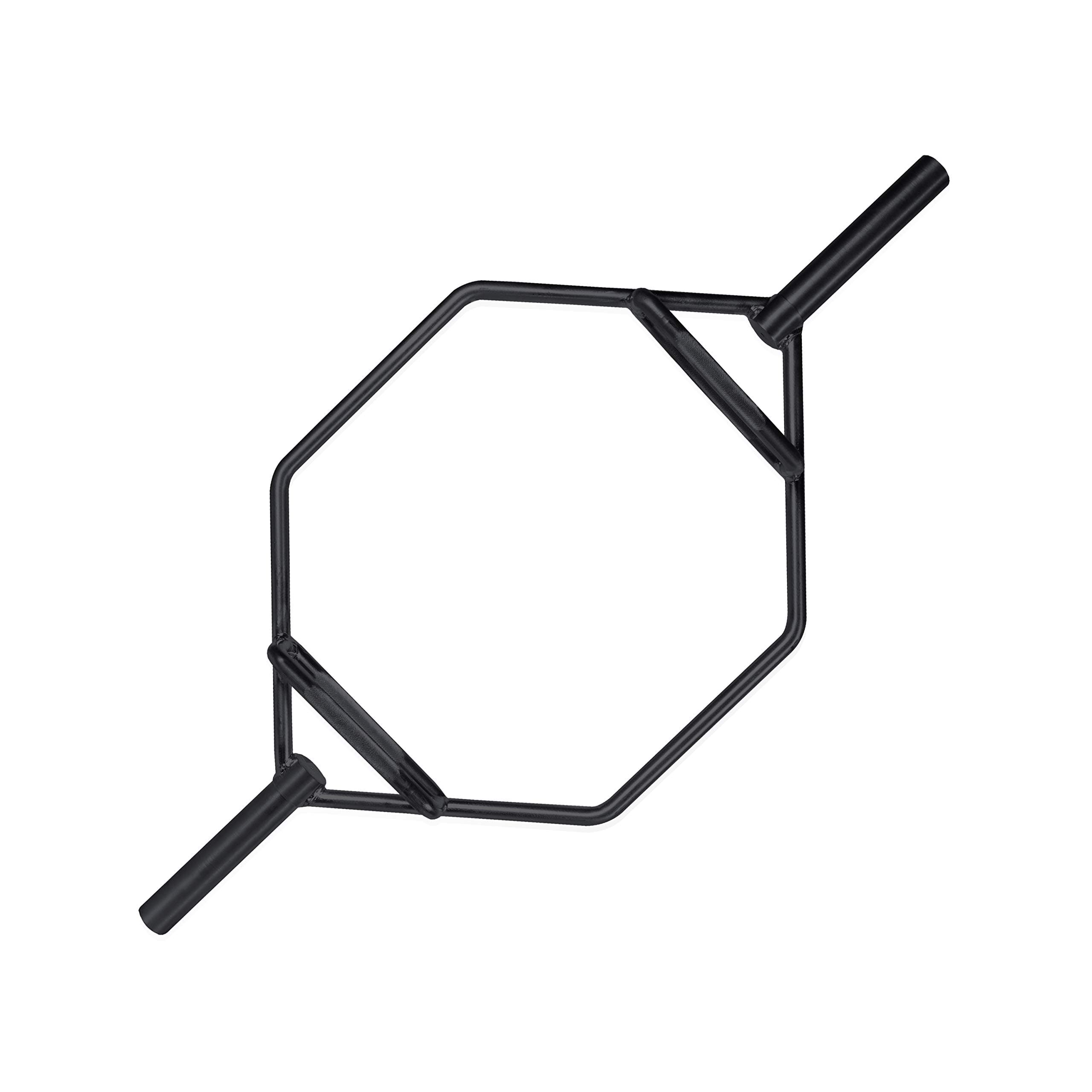 CAP Barbell Olympic Hex Trap Bar with Combo Grips, Black