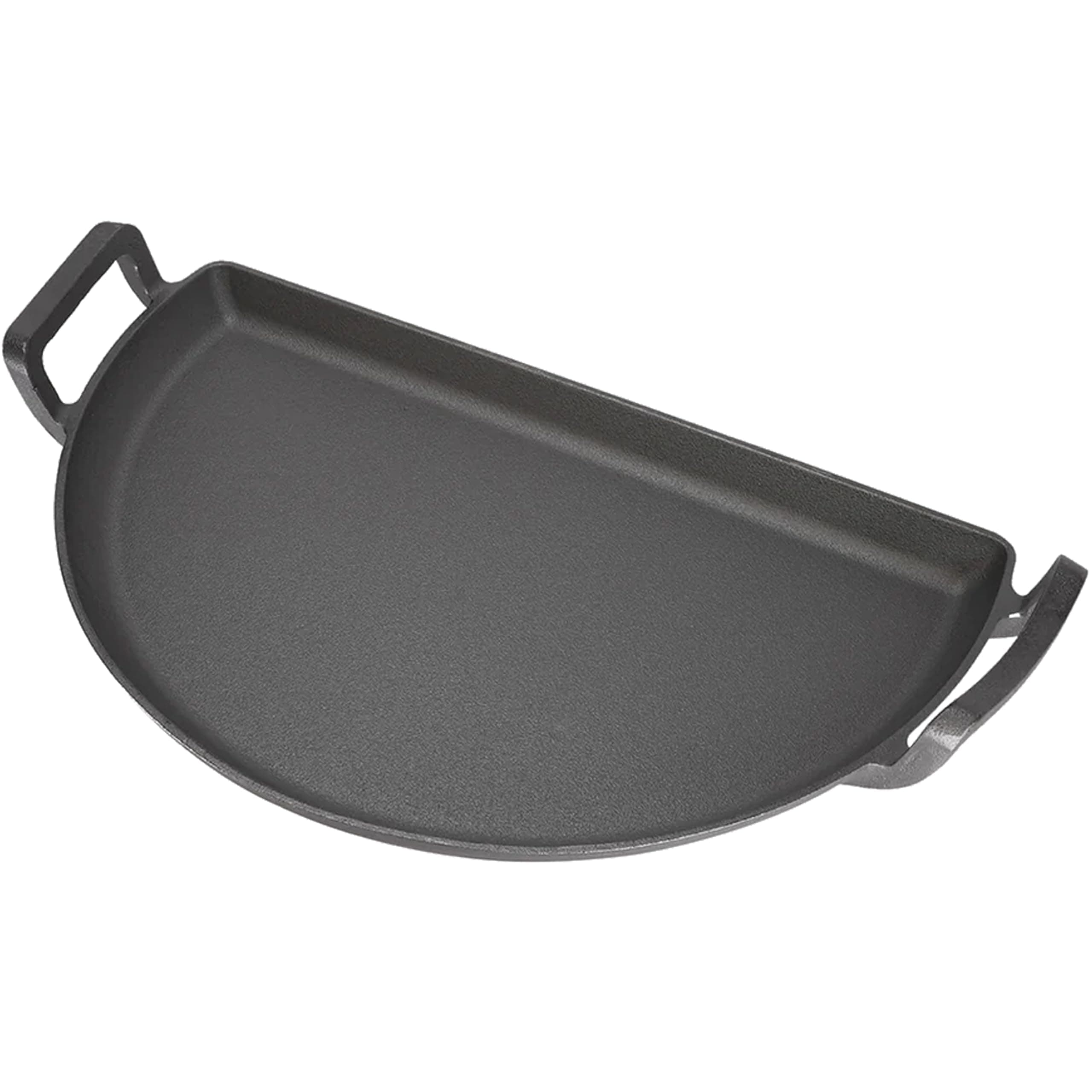 SnS Grills Slow ‘N Sear Cast Iron Drip 'N Griddle Pan 22", 3-in-1 Versatile Grill Accessory for Searing, Griddle and Drippings - Fits Weber & Similar 22” Kettle Grills