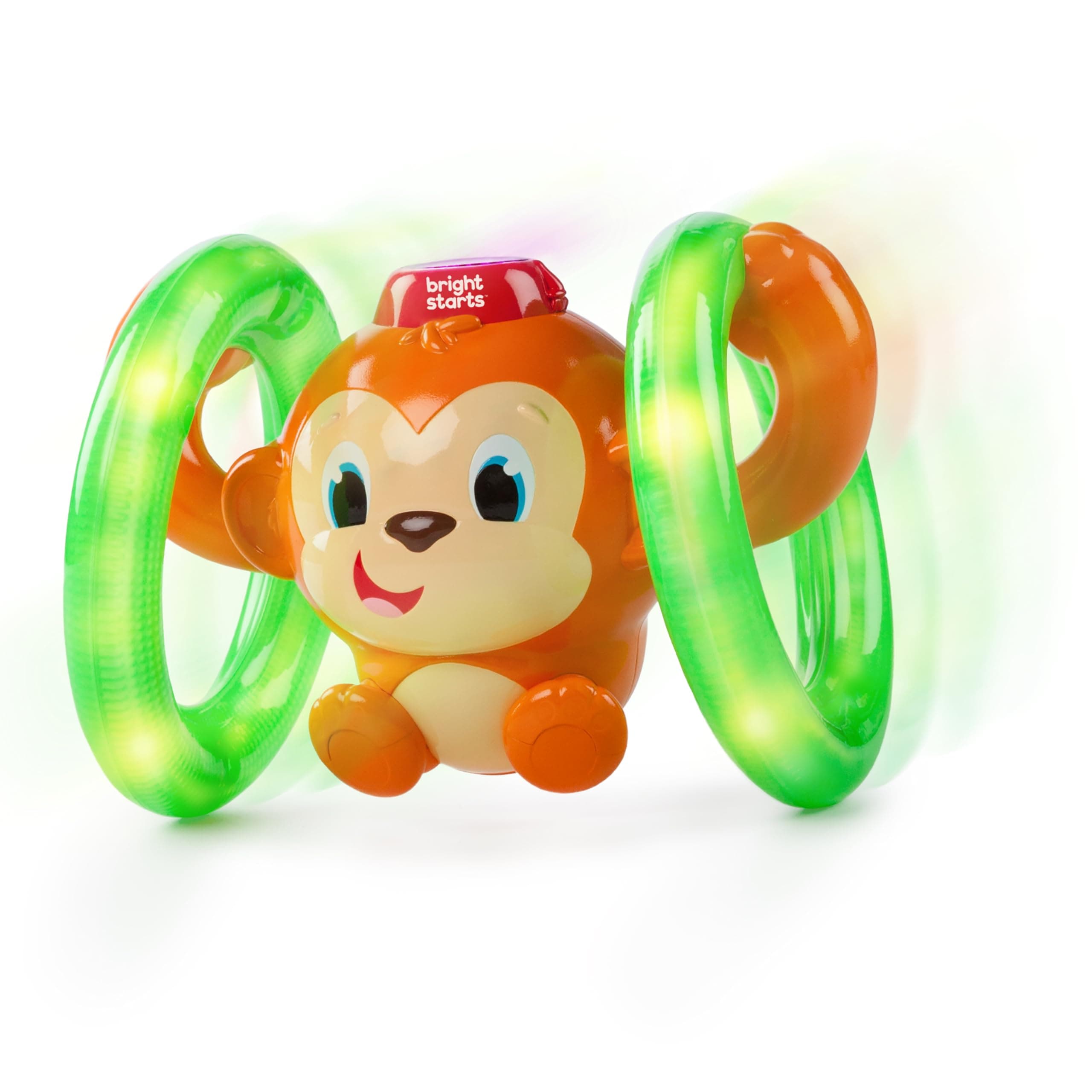 Bright Starts Baby Light Roll and Glow Monkey by Bright Starts