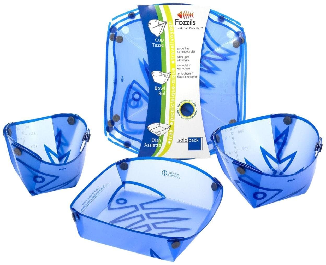 'Fozzils Solo Pack (Cup, Bowl, Dish) - New Blue
