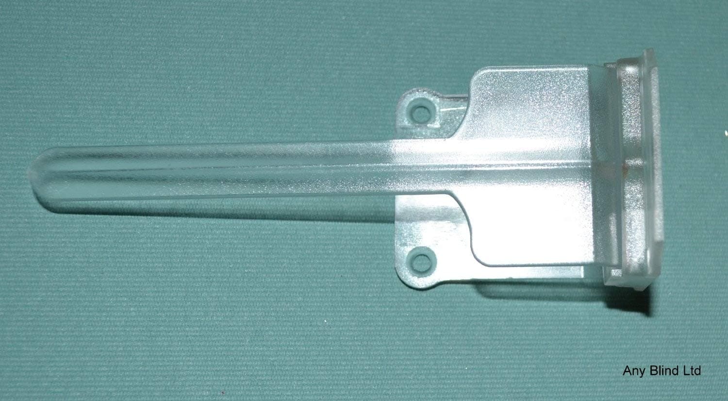 1 x Vertical blind tie back Louvretie Clear