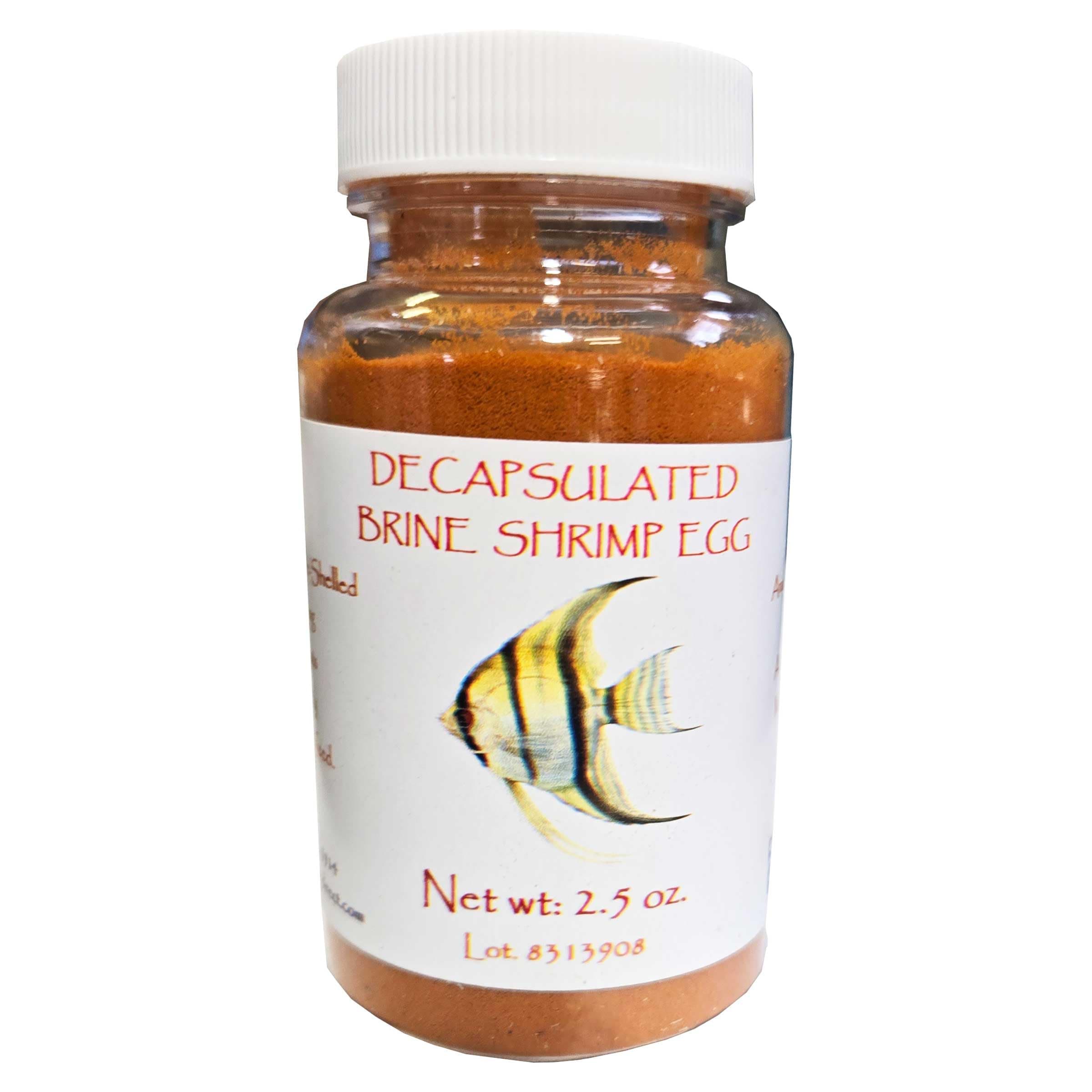 Decapsulated Brine Shrimp Eggs (Non-Hatching), 2.5 oz Jar