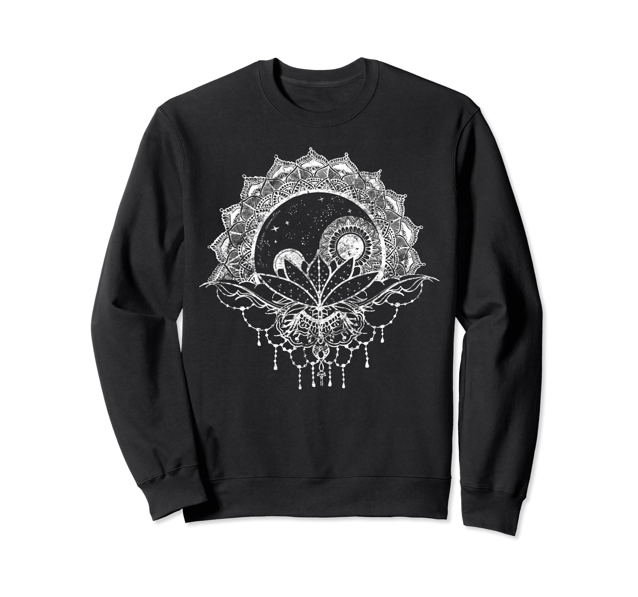 Moondala Mandala Art, Karma Art Sweatshirt