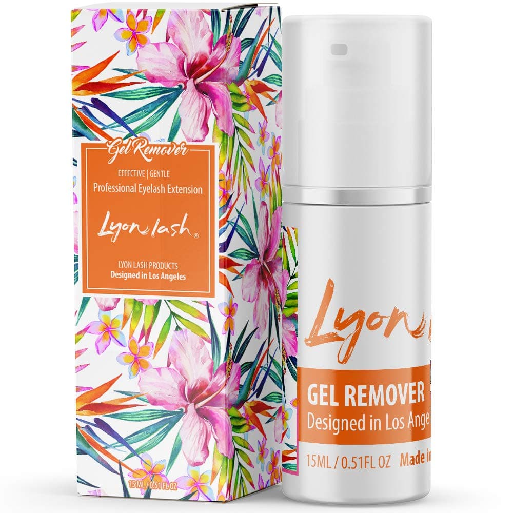 Lyon Lash Gel Remover for Professional Eyelash Extensions 15ml | Quickly Dissolves Powerful Eyelash Extension Glue in Less than 60 seconds | Professional Use | Essential Lash Supplies