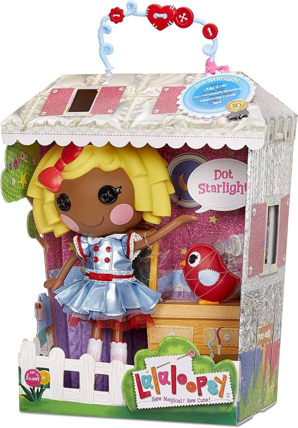 Lalaloopsy Dot Starlight with Pet Bird