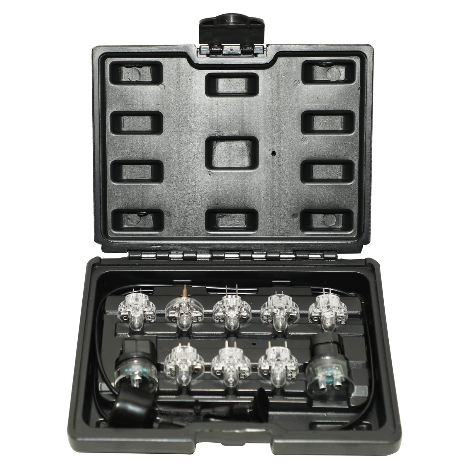 DPTOOL Fuel Injector Noid Light Test Kit Noid Lites IAC Tester Compatible with GM PFI/TBI/SCPI/Multec2 Replacement for Ford TBI Compatible with Bosch2/PFI with Extension