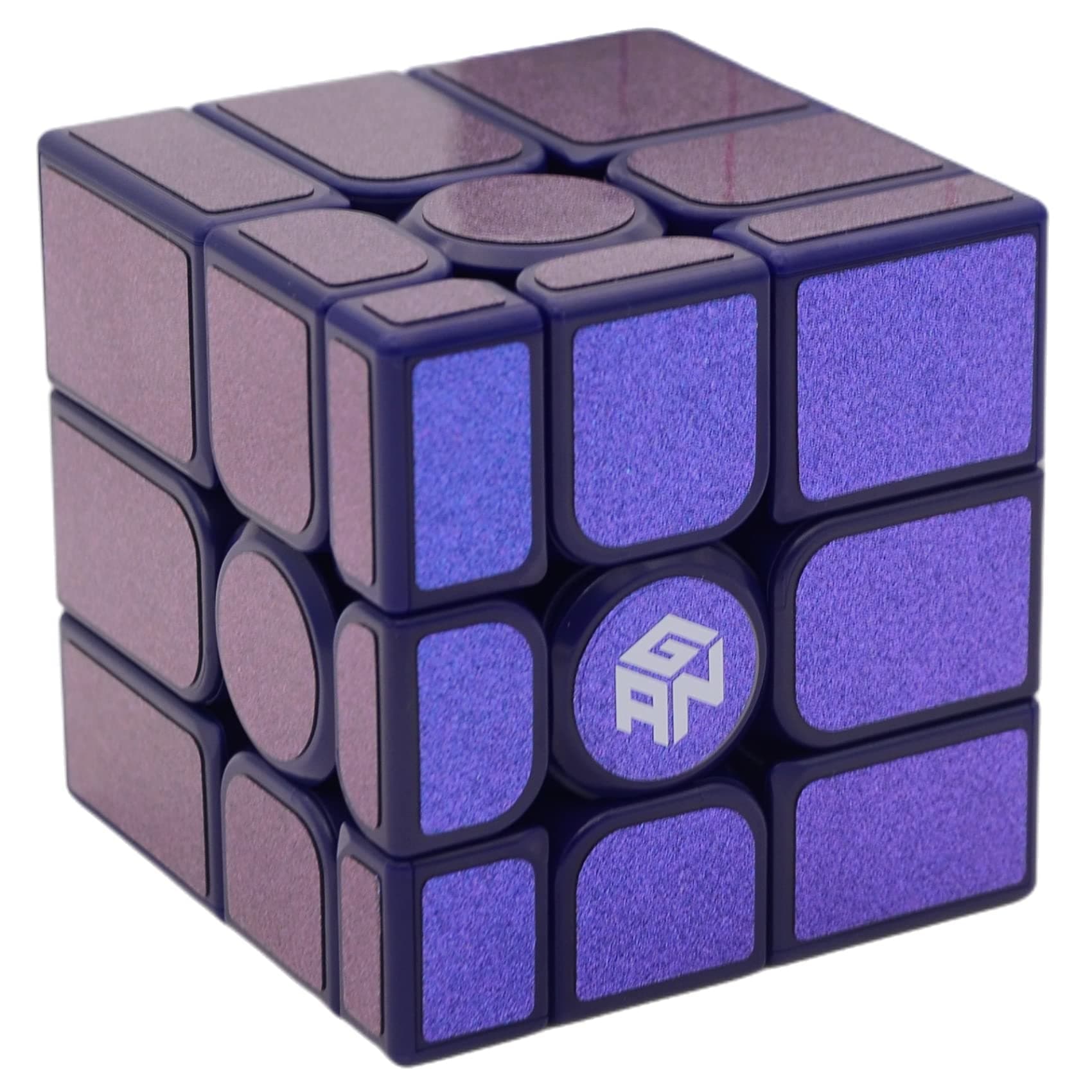 Bukefuno GAN Mirror M 3x3x3 Speed Cube Gans 3x3 2022 Mirror Cube Magnetic MirrorM Puzzle Purple Color Cubes