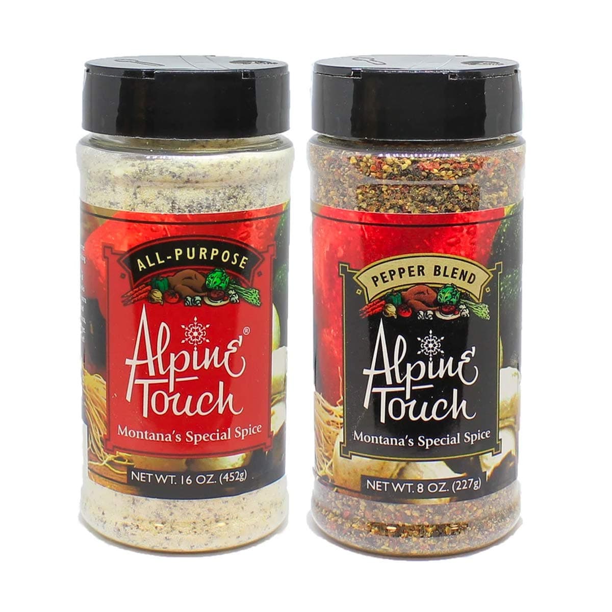 Alpine Touch Twin Pack (16oz All Purpose and 8oz Pepper Blend)