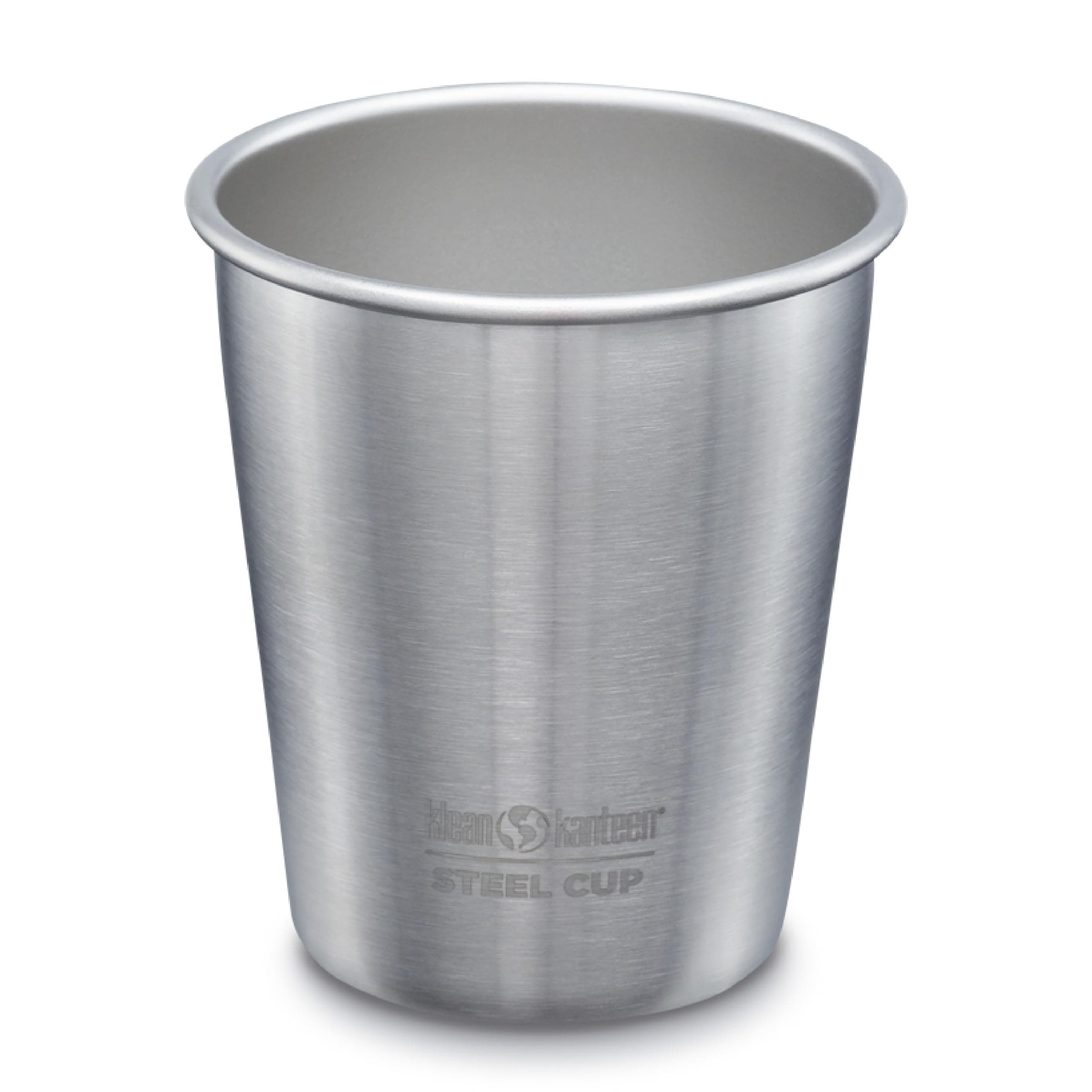 Steel Cup, 10-Ounce, Brushed Stainless