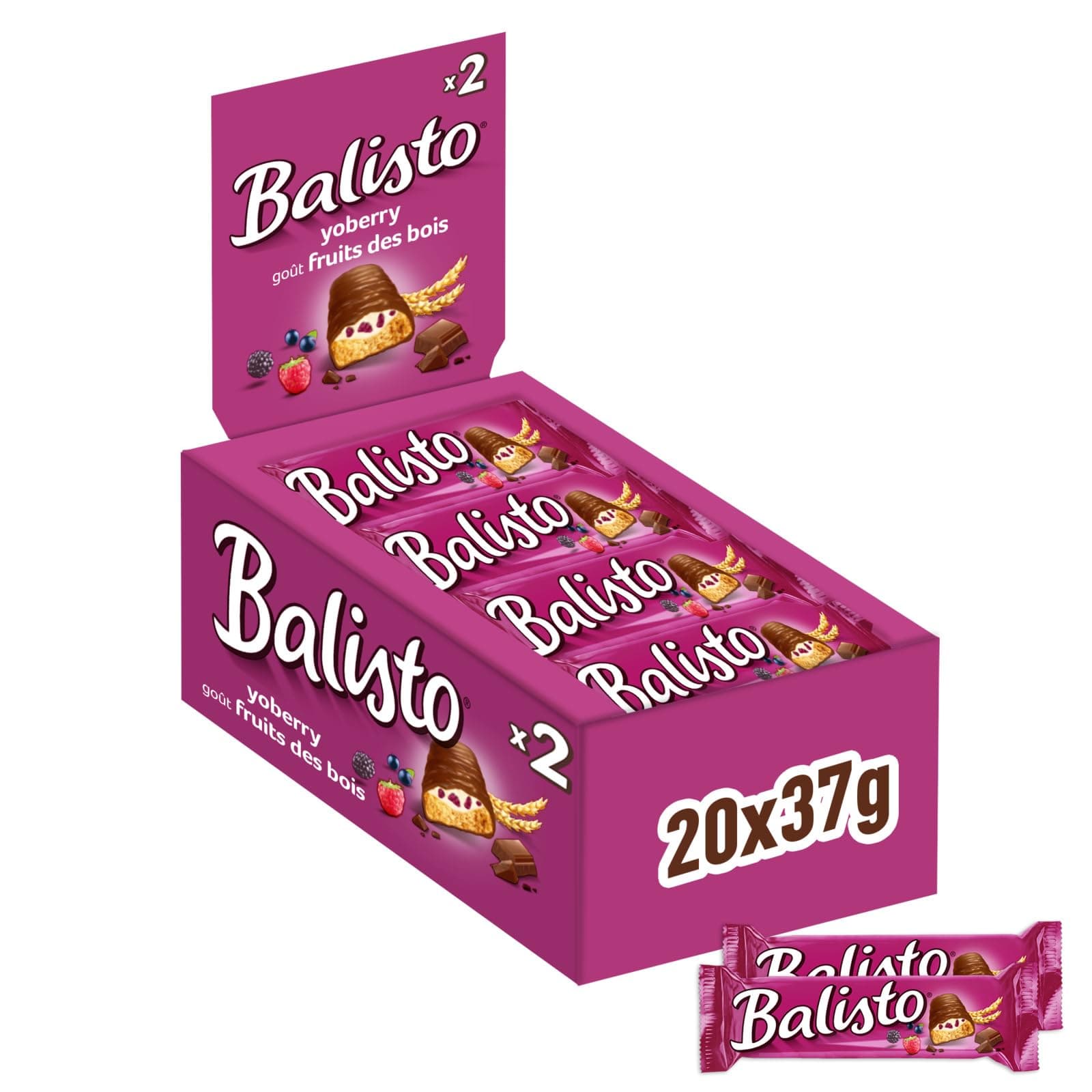 Balisto Yogurt Berry Mix 37g (20-pack)