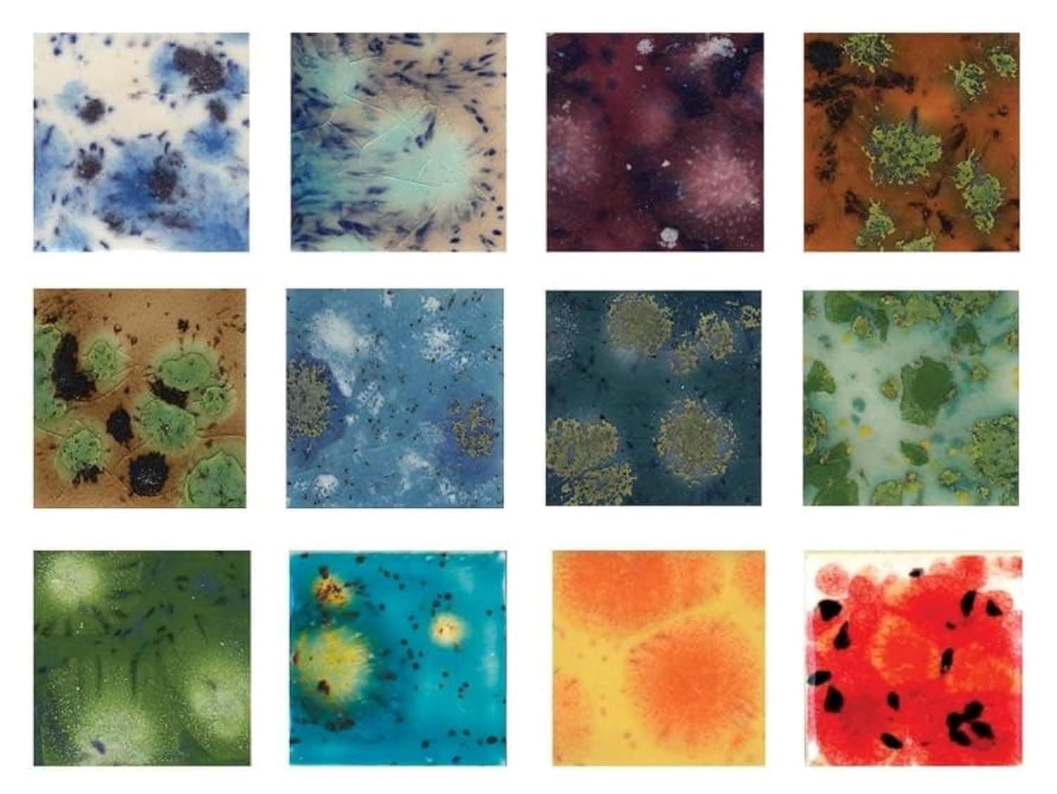 Crystalites Glaze Set 4 oz - 12 Jars, (S-2KIT2)