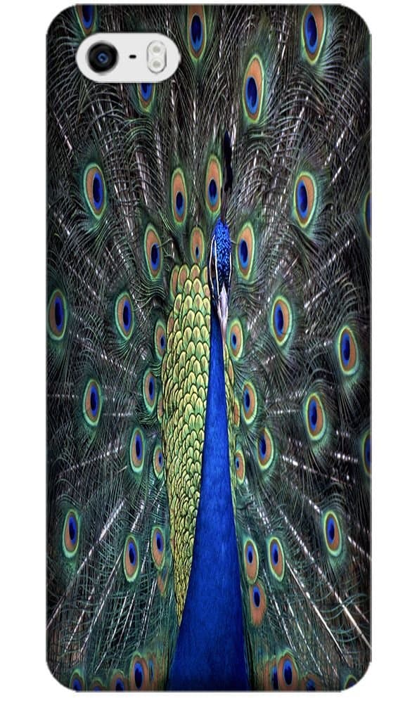 Apple Accessories Beautiful Peacock Cell Phone Cases Design Special For iPhone 5/5S No.4