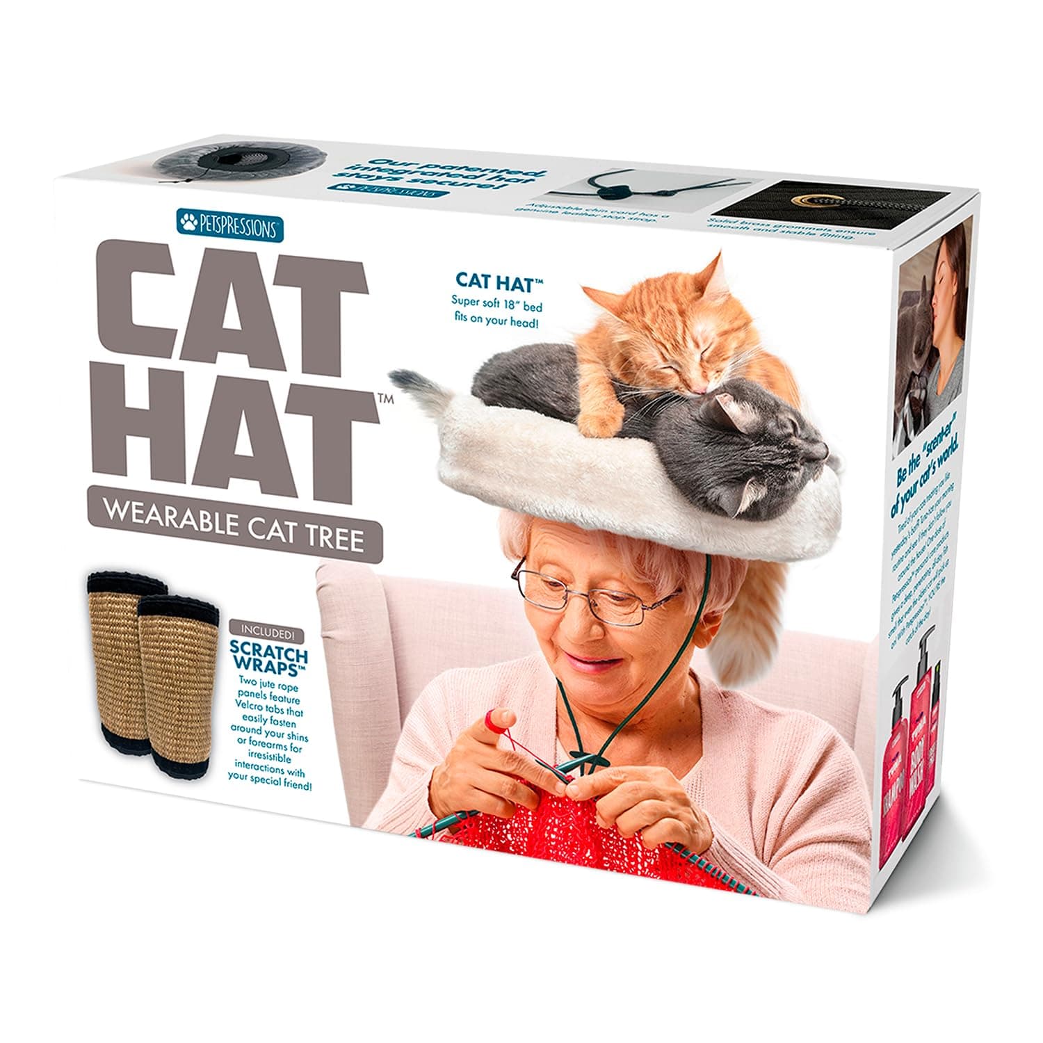 Cat Hat Prank Gift Box, Funny Christmas Gifts, Empty Authentic Prank-O Gag Present Box, Perfect Novelty Gifting Box for Pranksters, Holiday Gag Gifts for Christmas Presents