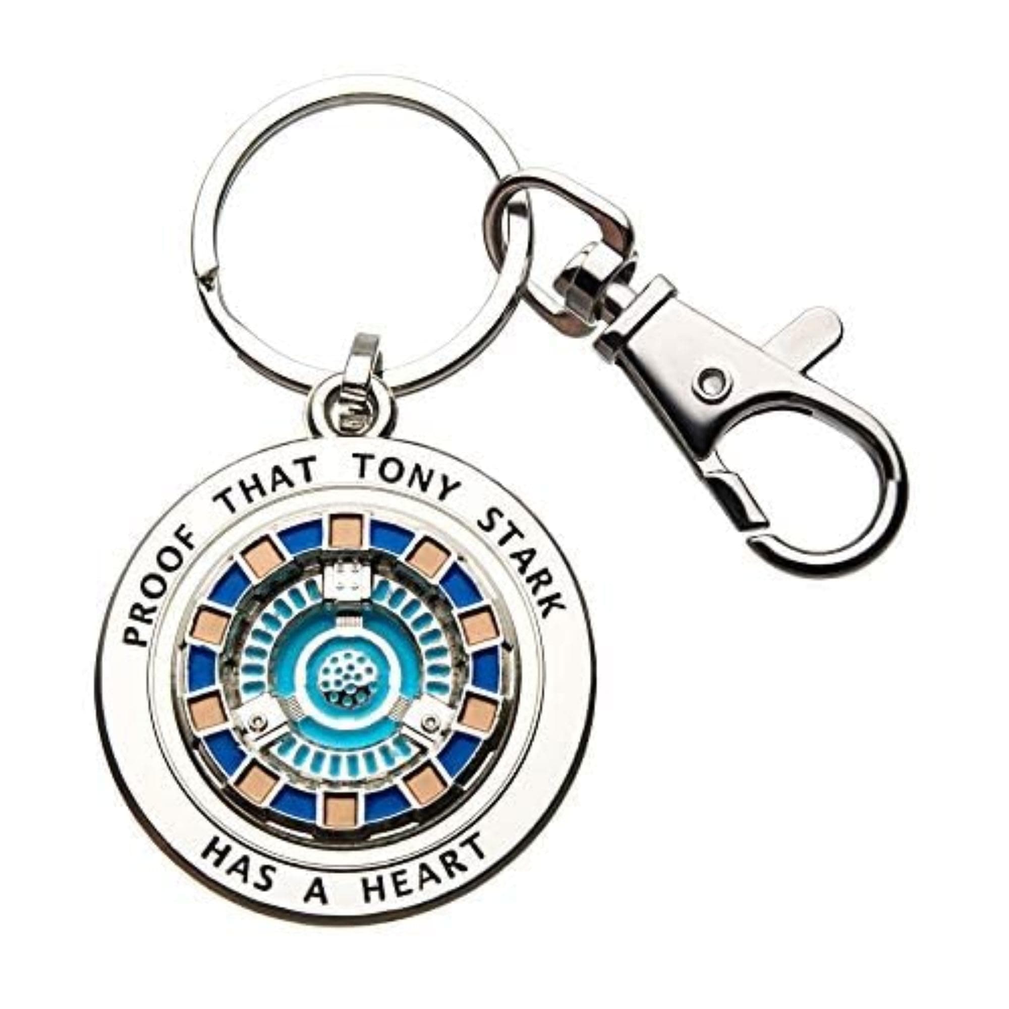 Marvel Tony Has A Heart 3D Metal Key Chain