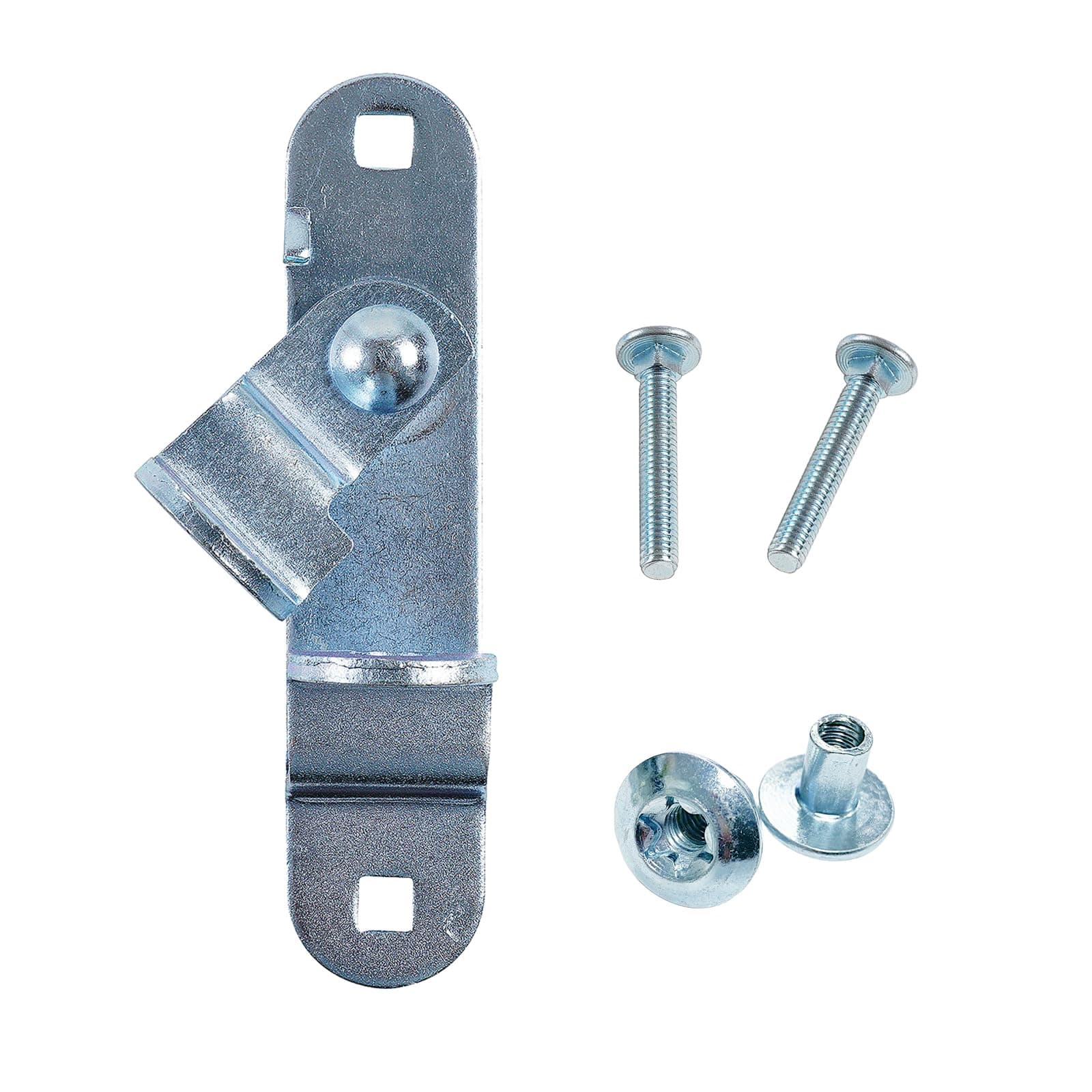 Cargo Trailer Door hasp Bar Lock Handle Keeper Padlock Race Enclosed car Hauler 5/16" Thread Torx Truss Dome Head Nut w/ 5/16" x 2" Carriage Bolts