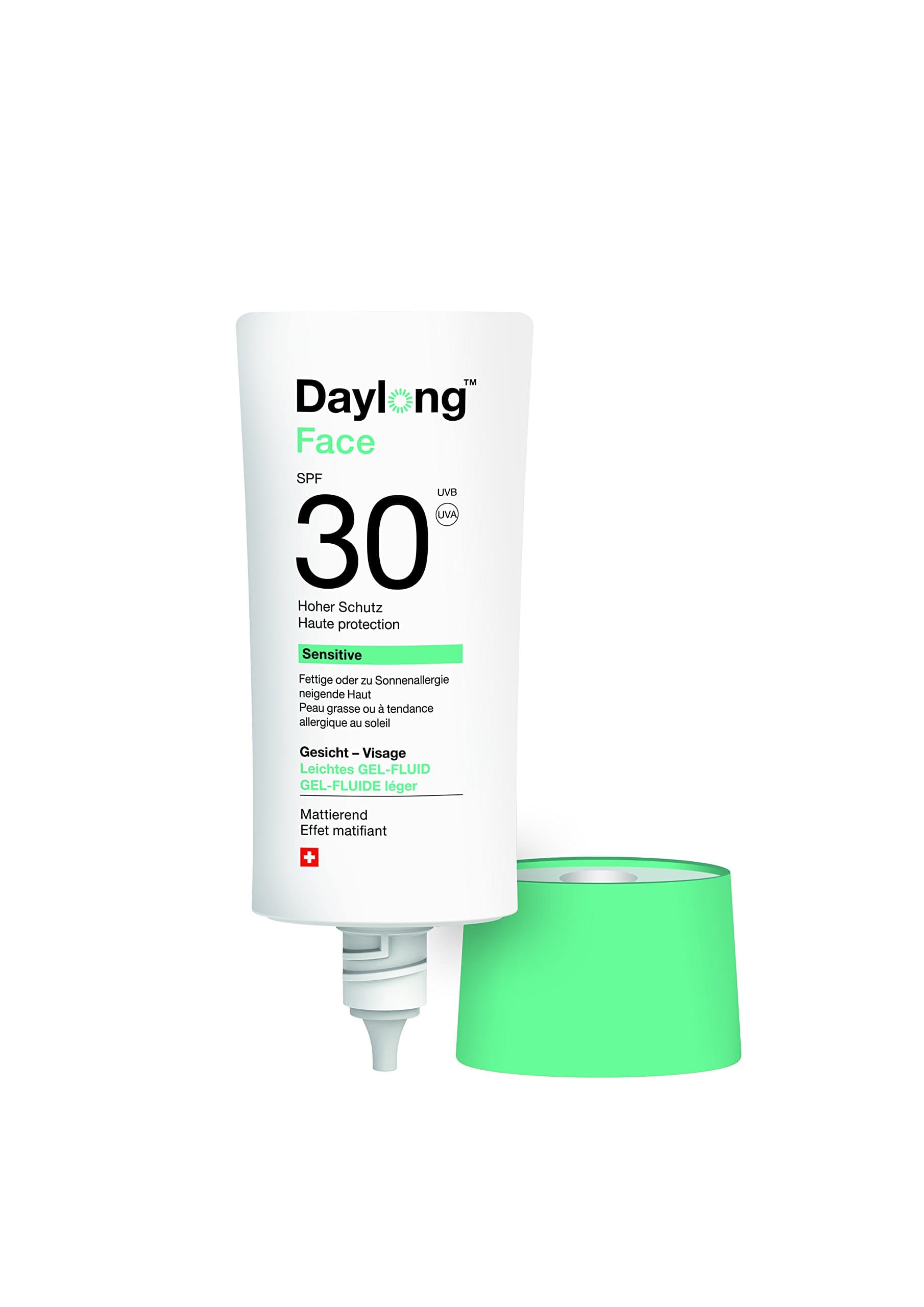 Daylong Face Sensitive SPF 30, light gel fluid, 30 ml