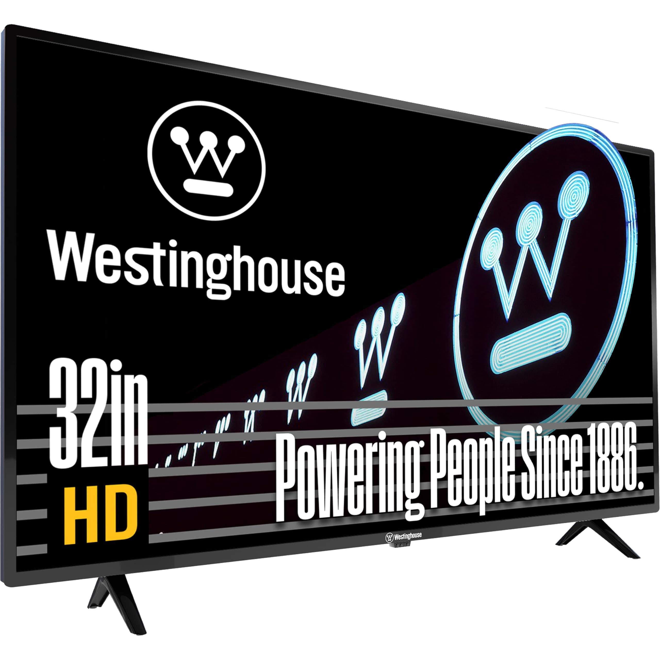Westinghouse 32 Inch TV, HD LED Small Flat Screen Non-Smart Television, Works with Fire Stick, Roku, Apple TV, TiVo, Xumo, and Streaming Devices
