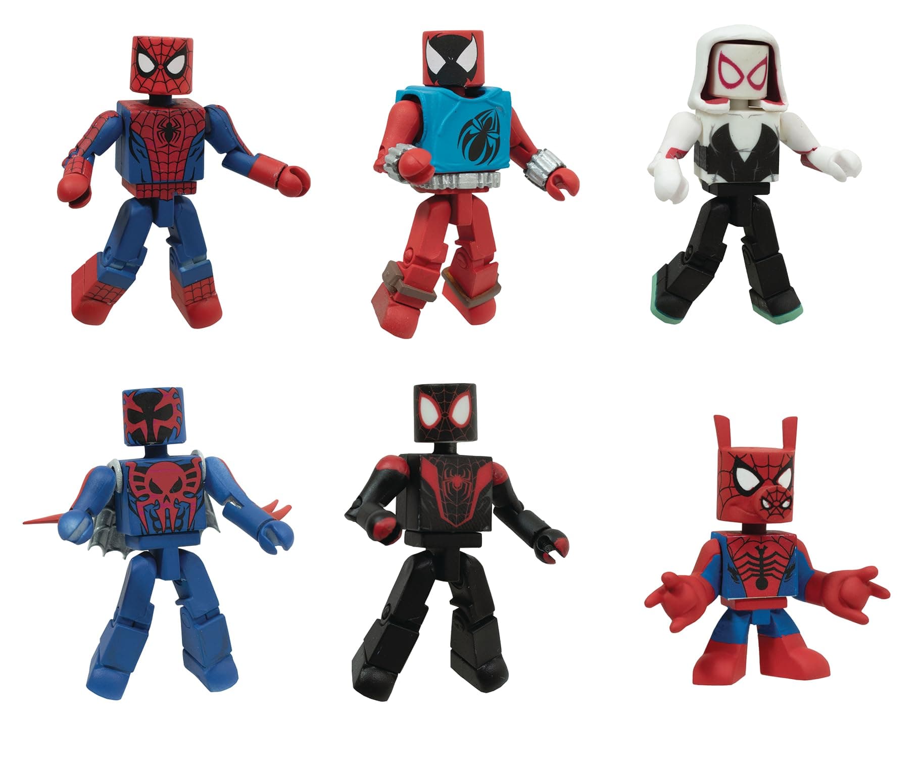 DIAMOND SELECT TOYS Spider-Man: Spiderverse Marvel Minimates Deluxe Box Set