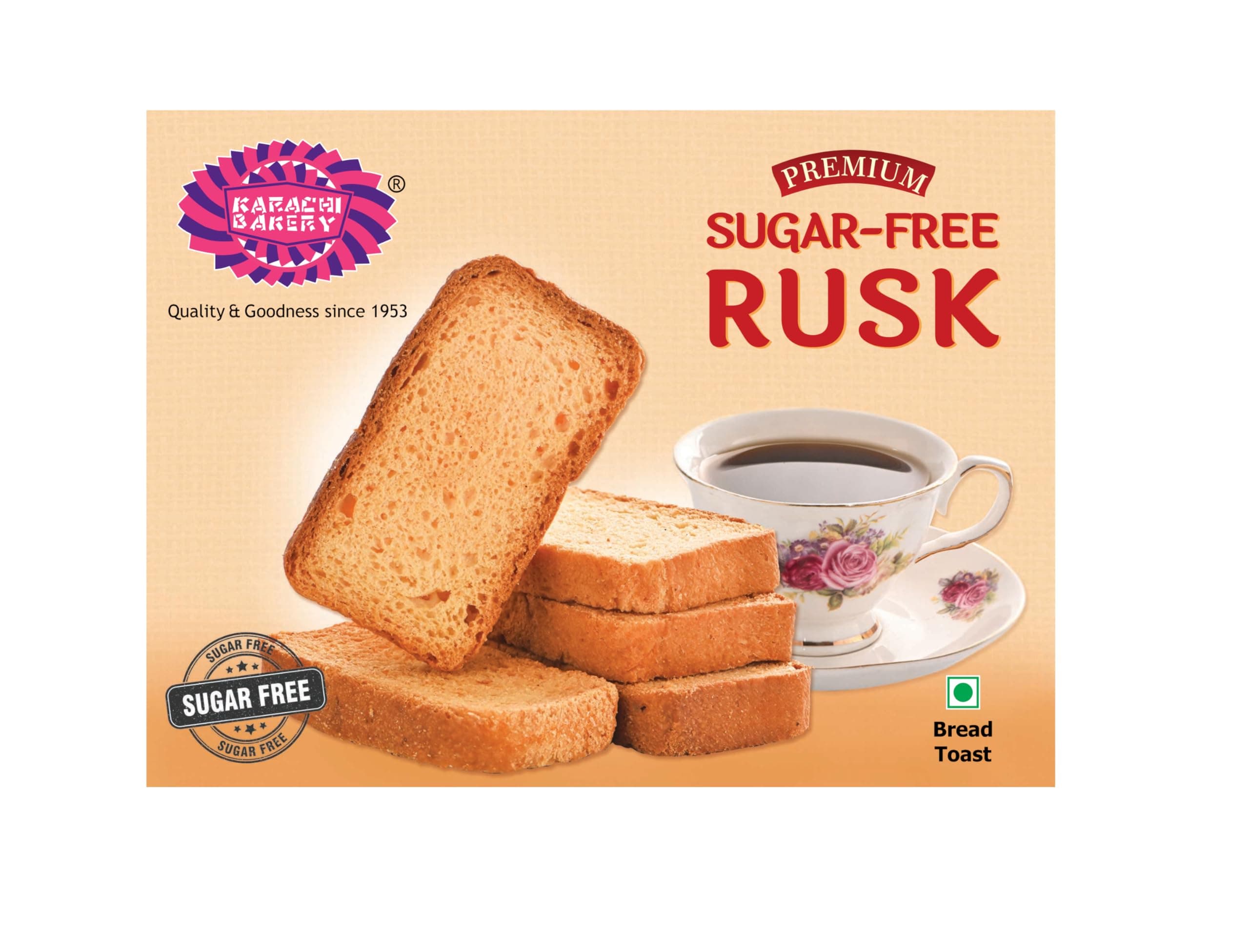 Karachibakery Sugarfree Rusk 250gram