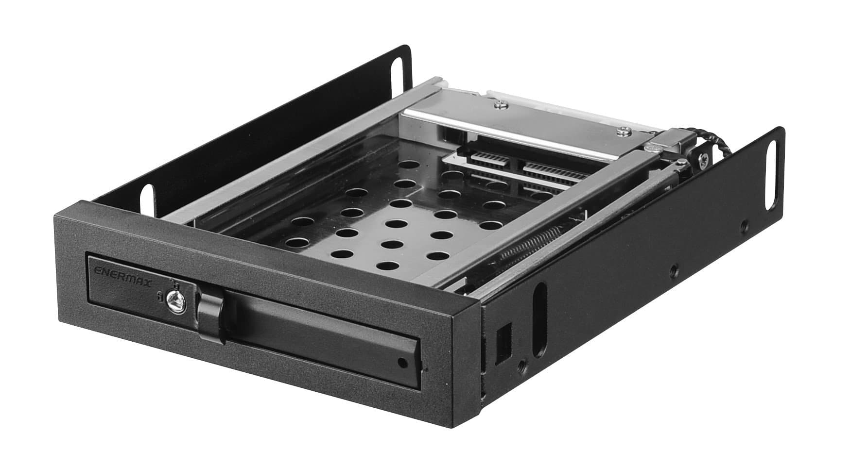 Enermax 3.5 Inch Drive Bay for single 2.5 Inch SATA/SAS HDD Mobile Rack, EMK3101