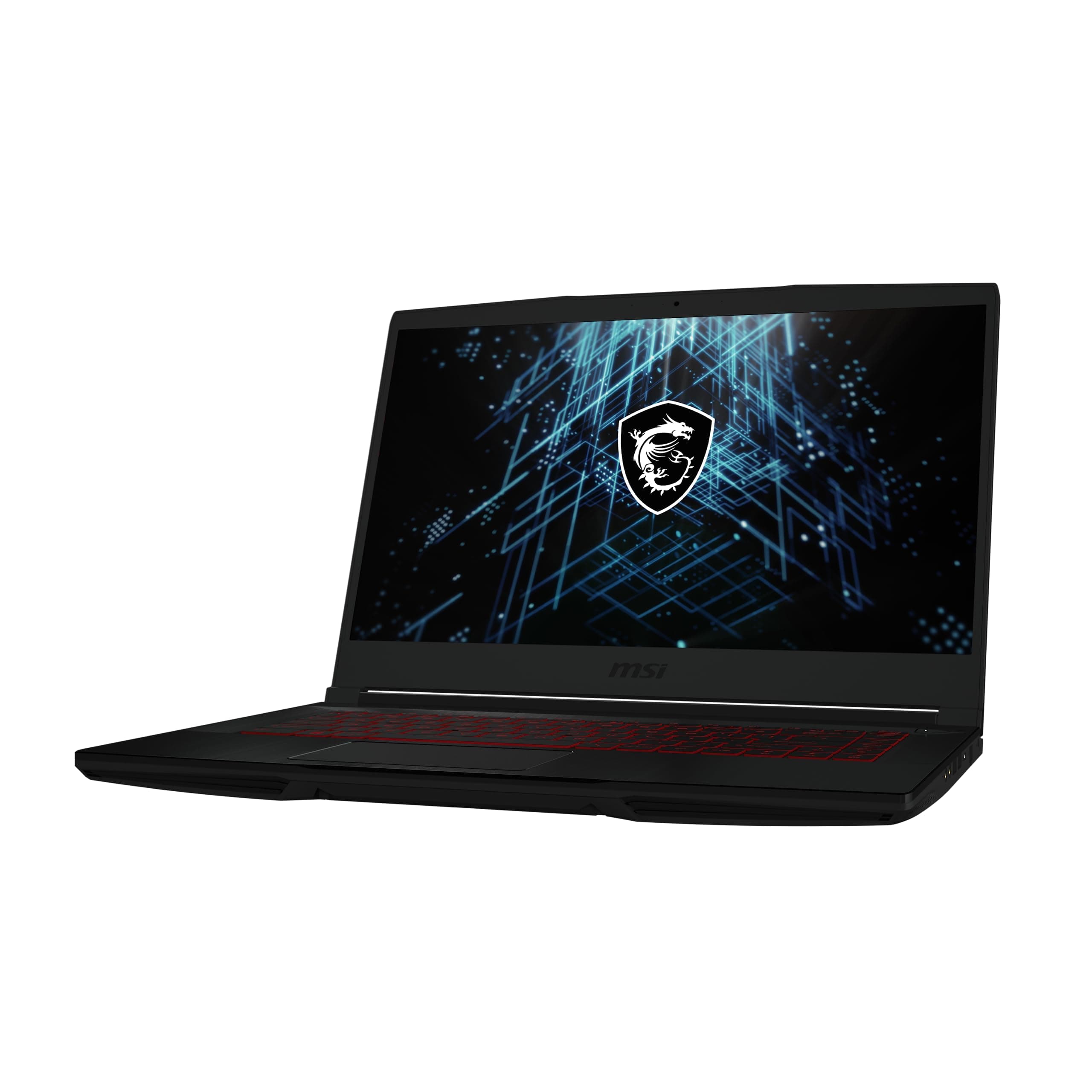 MSI GF63 Thin 11UCX Gaming Laptop, Intel Core i5-11260H, 15.6 Inch IPS-Level FHD, Anti-Glare, 512GB M.2 PCIe SSD, 8GB RAM, RTX2050, GDDR6 4GB, Wi-Fi 6 + BT5.2, Windows® 11, Eng/Arabic KB - Black
