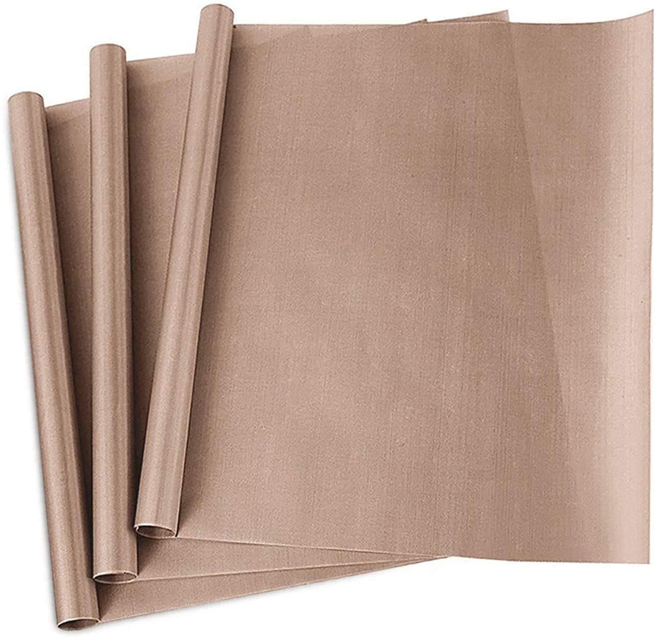 Topinon 3 Pack PTFE Teflon Sheet for Heat Press Transfer Sheet Non Stick 16 x 24" Heat Transfer Paper Reusable Heat Resistant Craft Mat