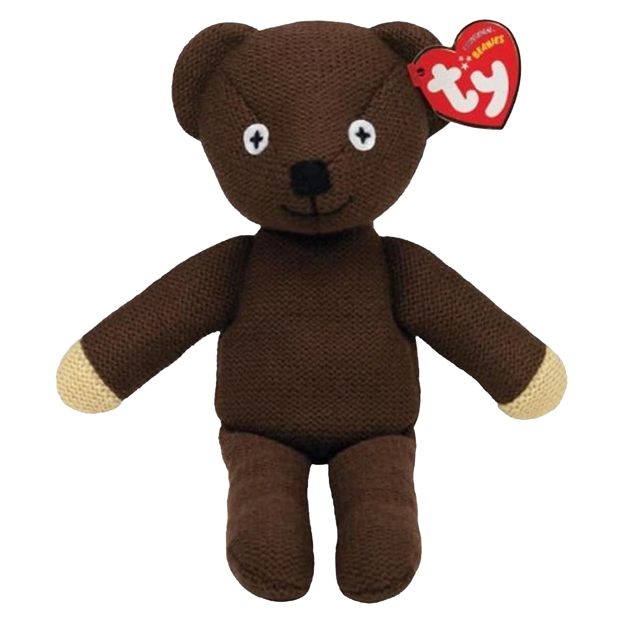 Mr. Bean Teddy Bear Regular – Iconic Soft Plush Toy from the Classic TV Show – Collectible Stuffed Plushie for Kids & Fans – Cuddly Soft Toy Gift for Boys & Girls