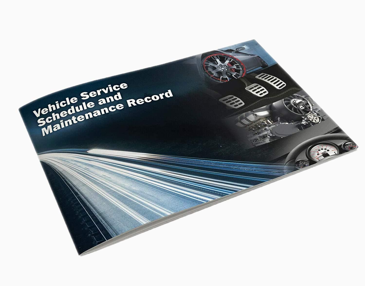 Minerva Print Blank Service History Book - Car Van Maintenance Replacement Vehicle Record Book - Pack of 1
