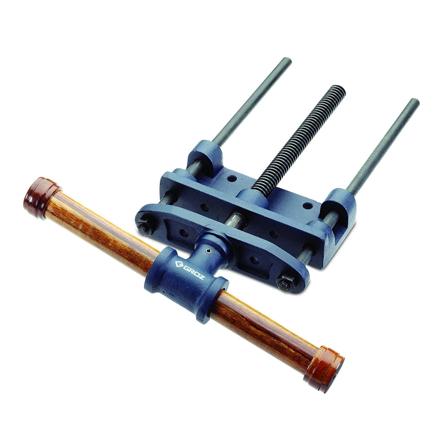 Groz 39020 7-Inch Woodworking Front Vise, Cast Iron Body and Socket, Precision Rolled Threads, Quality Wooden Handle, Exceptionally Sturdy, Perfect for Professional Craftsmen and Woodwork Studios