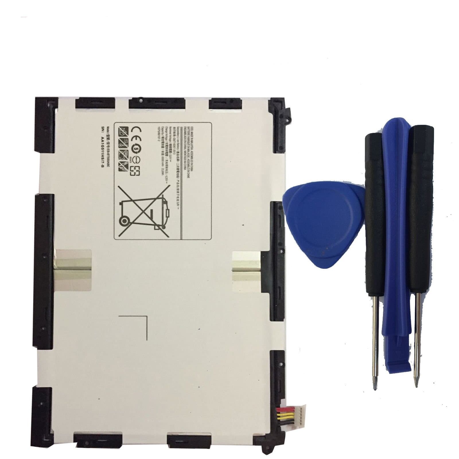 EB-BT550ABE(3.8V 6000MAH) Replacement Battery for Galaxy Tab A 9.7-Inch Tablet SM-T550 SM-P550 SM-T555C SM-T555 T550 T555 P550
