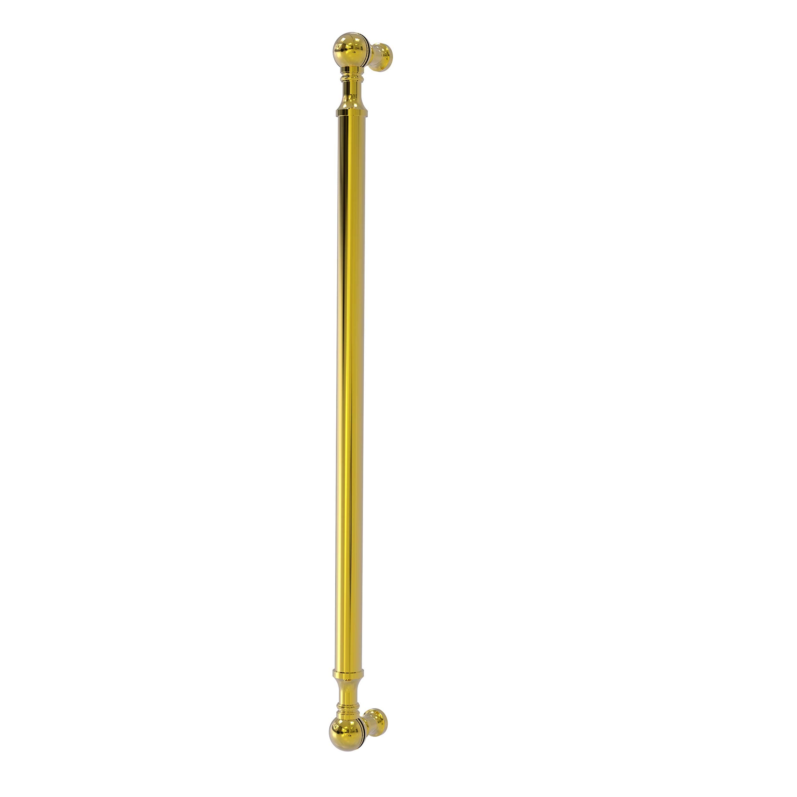 Allied BrassP-3/18 18 Inch Beaded Refrigerator Appliance Pull, 18" x 3/4", Polished Brass