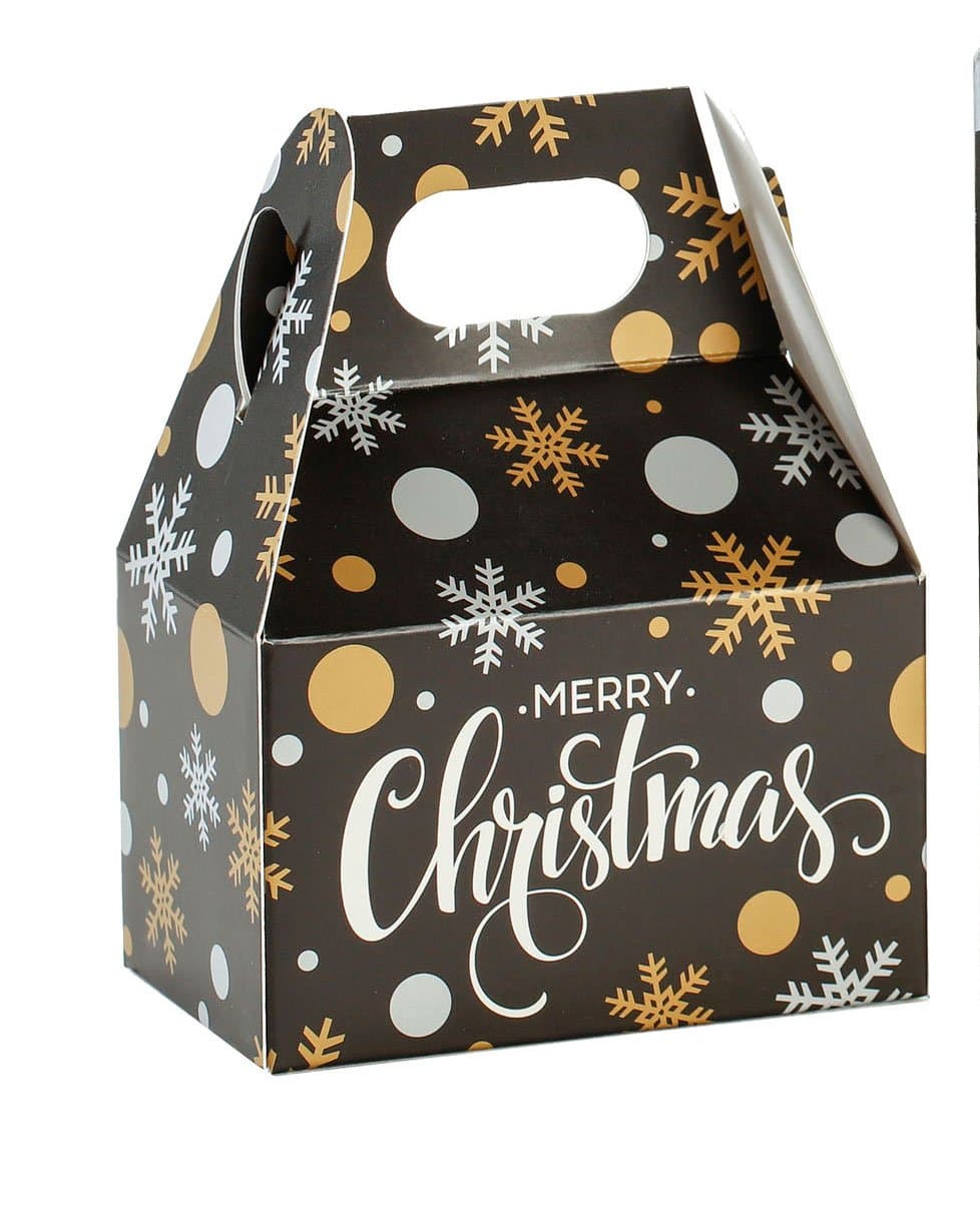 Premier RetailChristmas Elegance Gable Box, 4 x 2.5 x 2.5 inch, 12 Piece