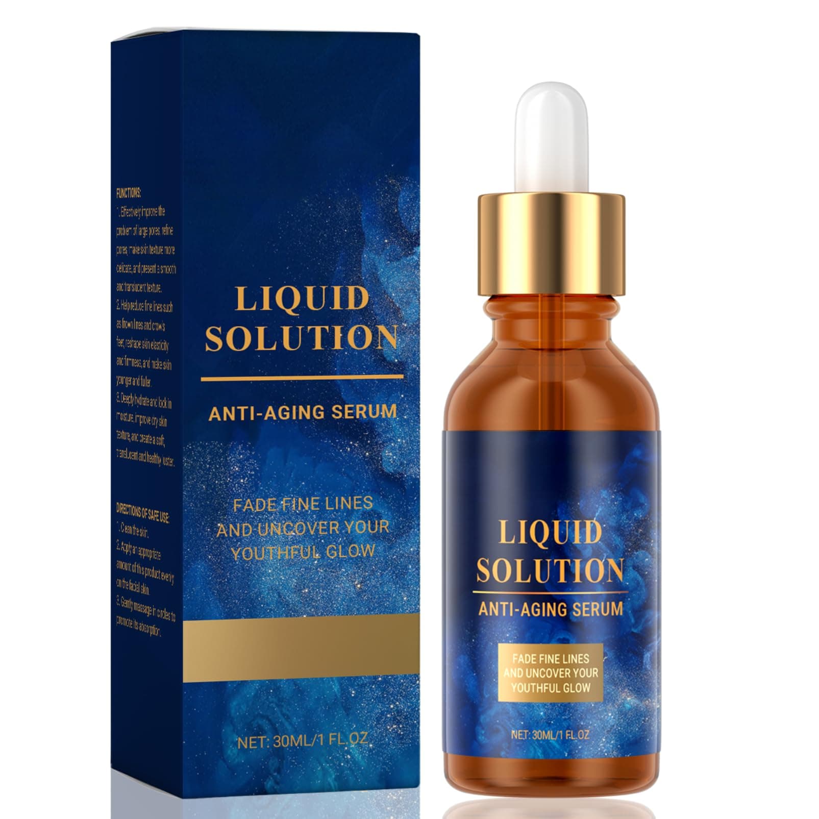 – Olavita Liquid Solution Serum - Olavita Liquid Solution Anti Aging Serum - Reducing Fine Lines & Wrinkles, Stock Solution Facial Serum for Women - Moisturizing,Even Skin Tone