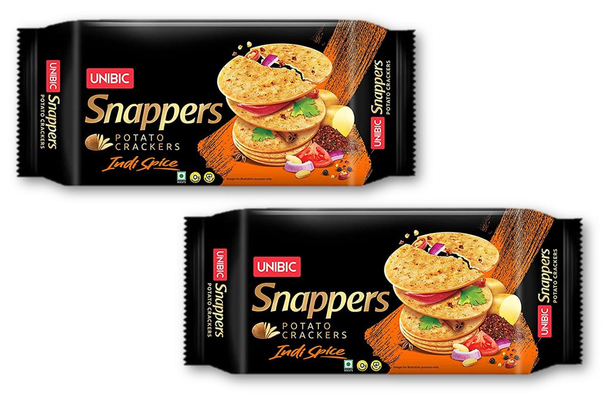 Unibic Snapper Potato Cracker Biscuits 300g Pack of 2 (Unique)