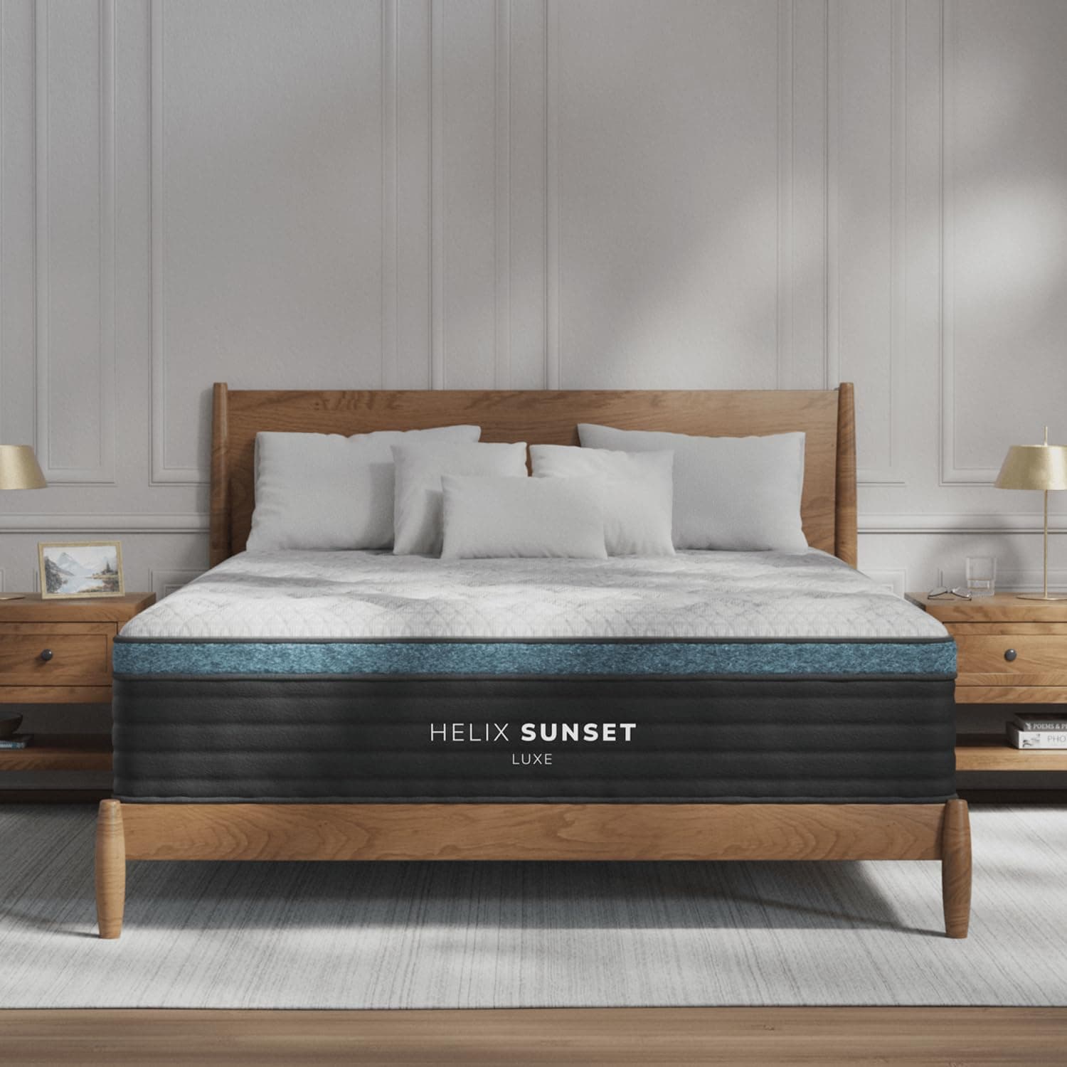 Helix Sunset Luxe with GlacioTex Cooling Mattress, Full